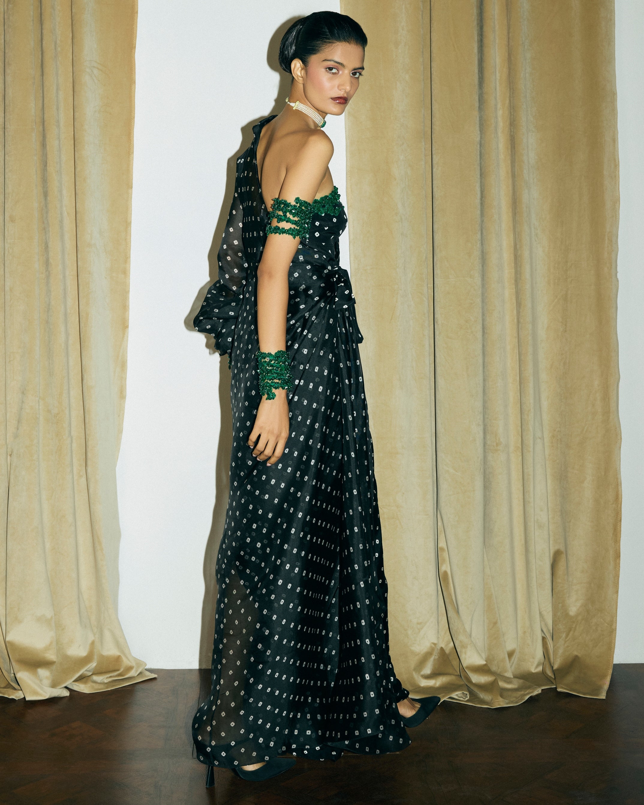 Black Audrey Dress With Erika Jacket