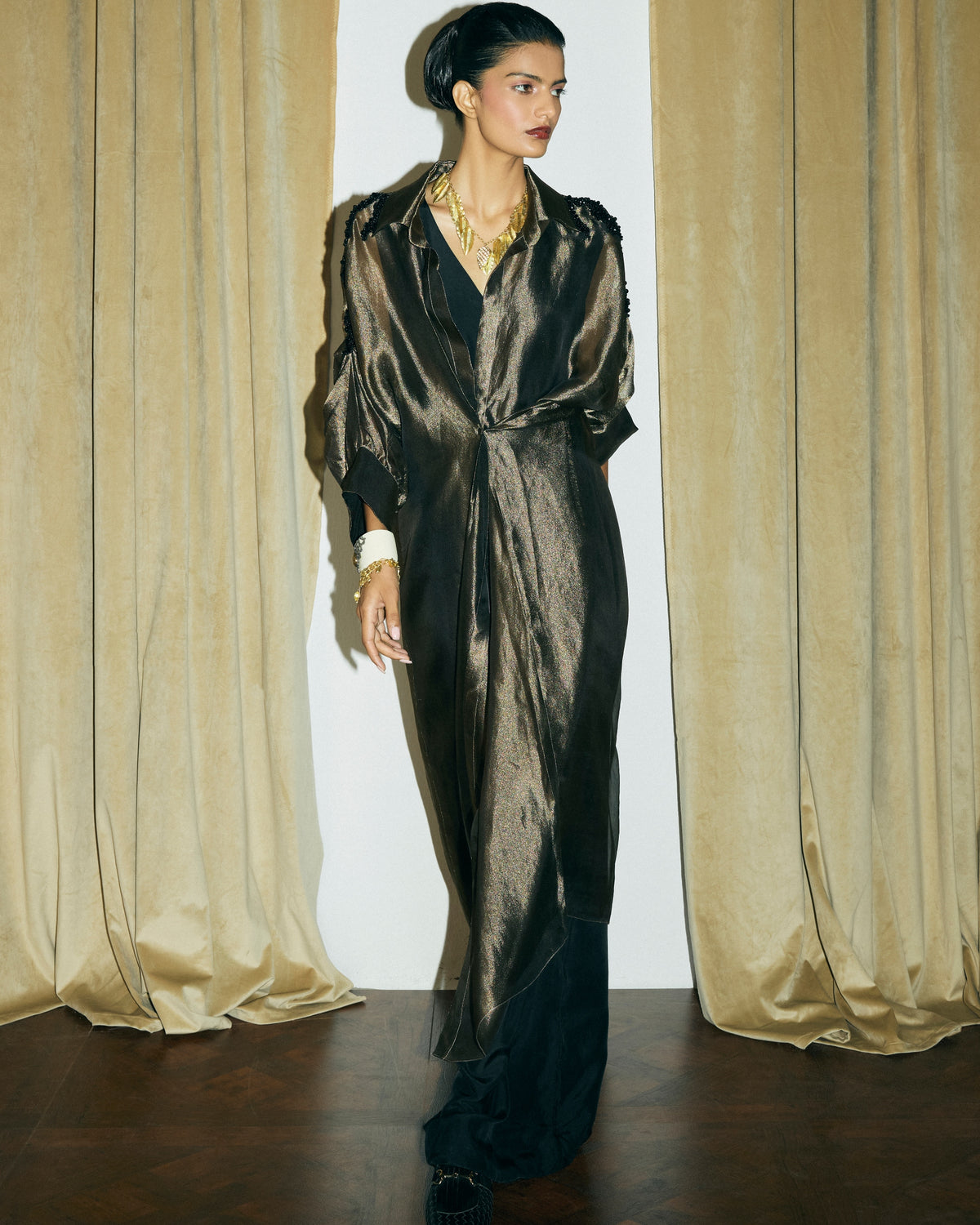 Moulin Shirt With Noir Jumpsuit