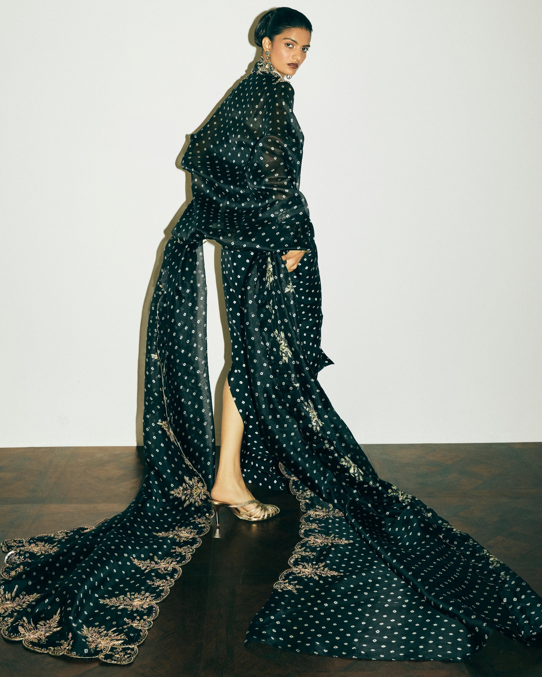 Solene Dress With Venetia Cape