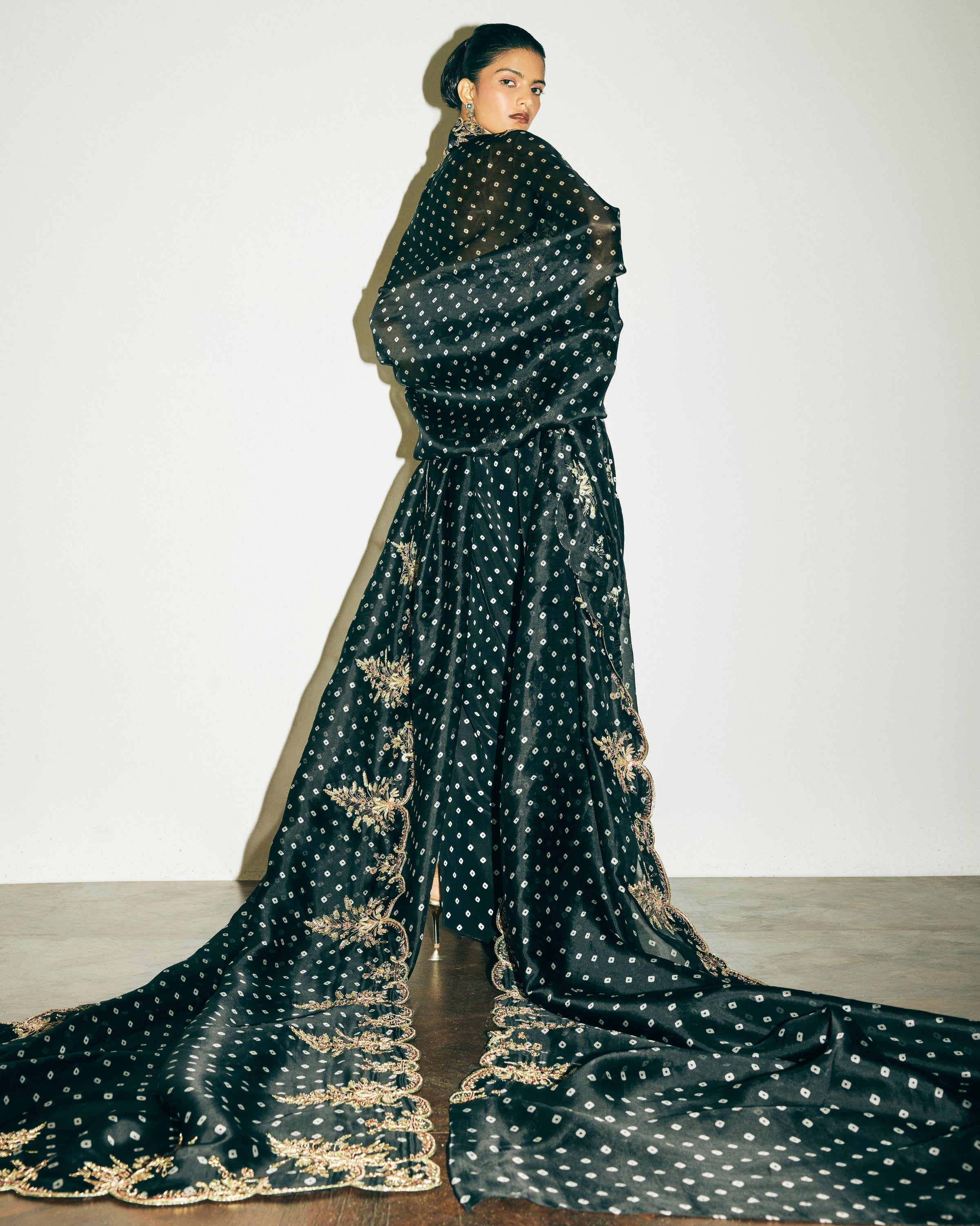 Solene Dress With Venetia Cape