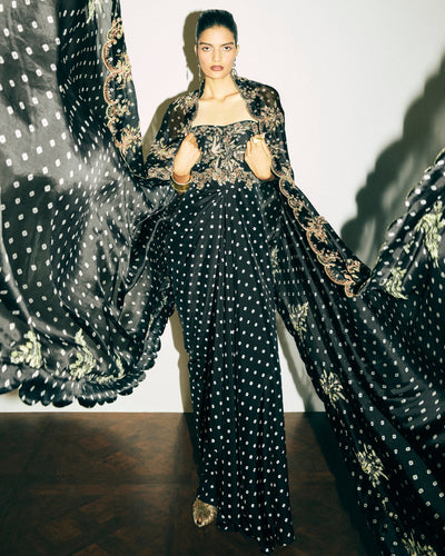 Solene Dress With Venetia Cape