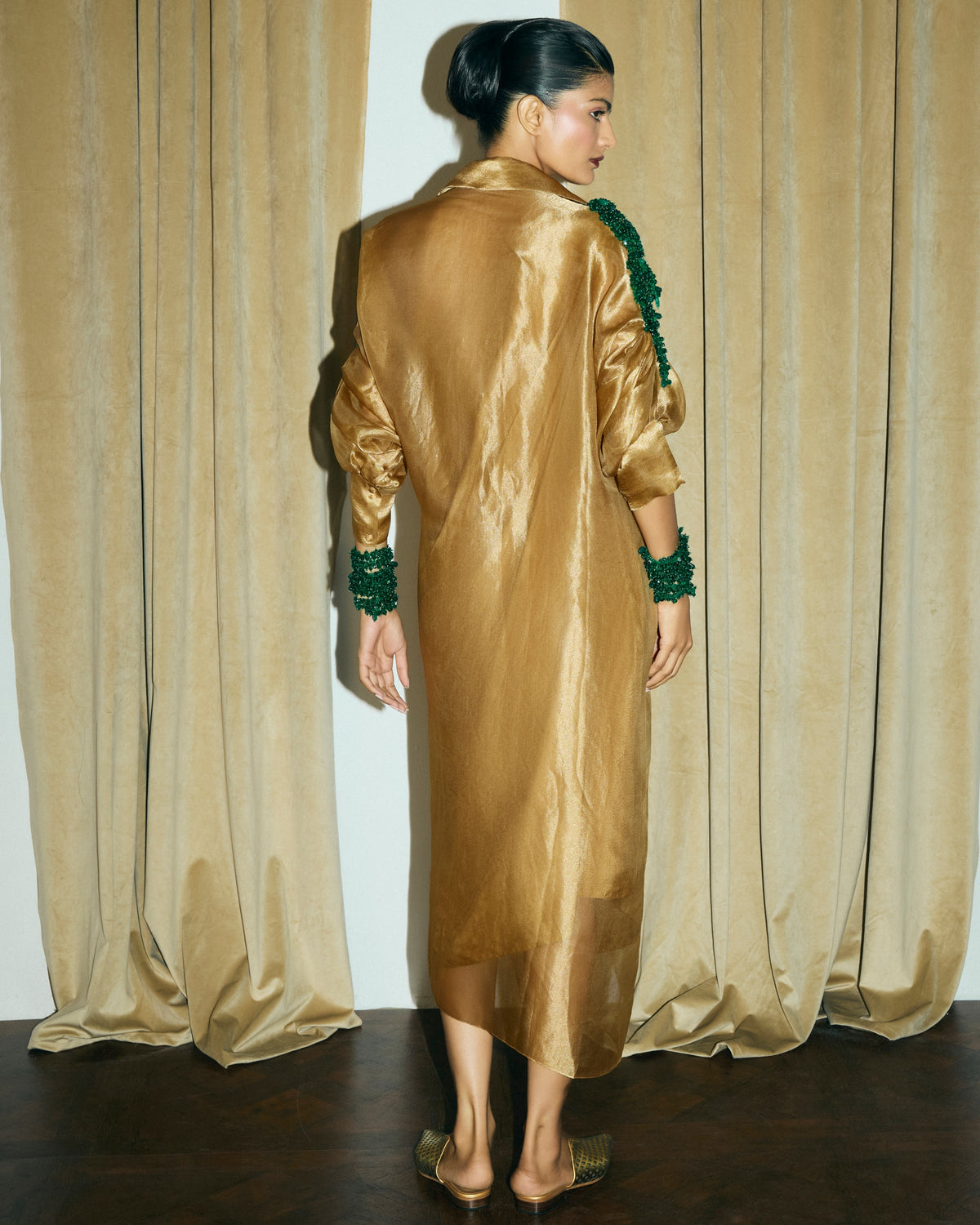 Gold Moulin Shirt And Mimosa Dress