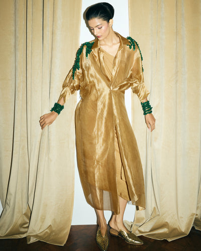 Gold Moulin Shirt And Mimosa Dress
