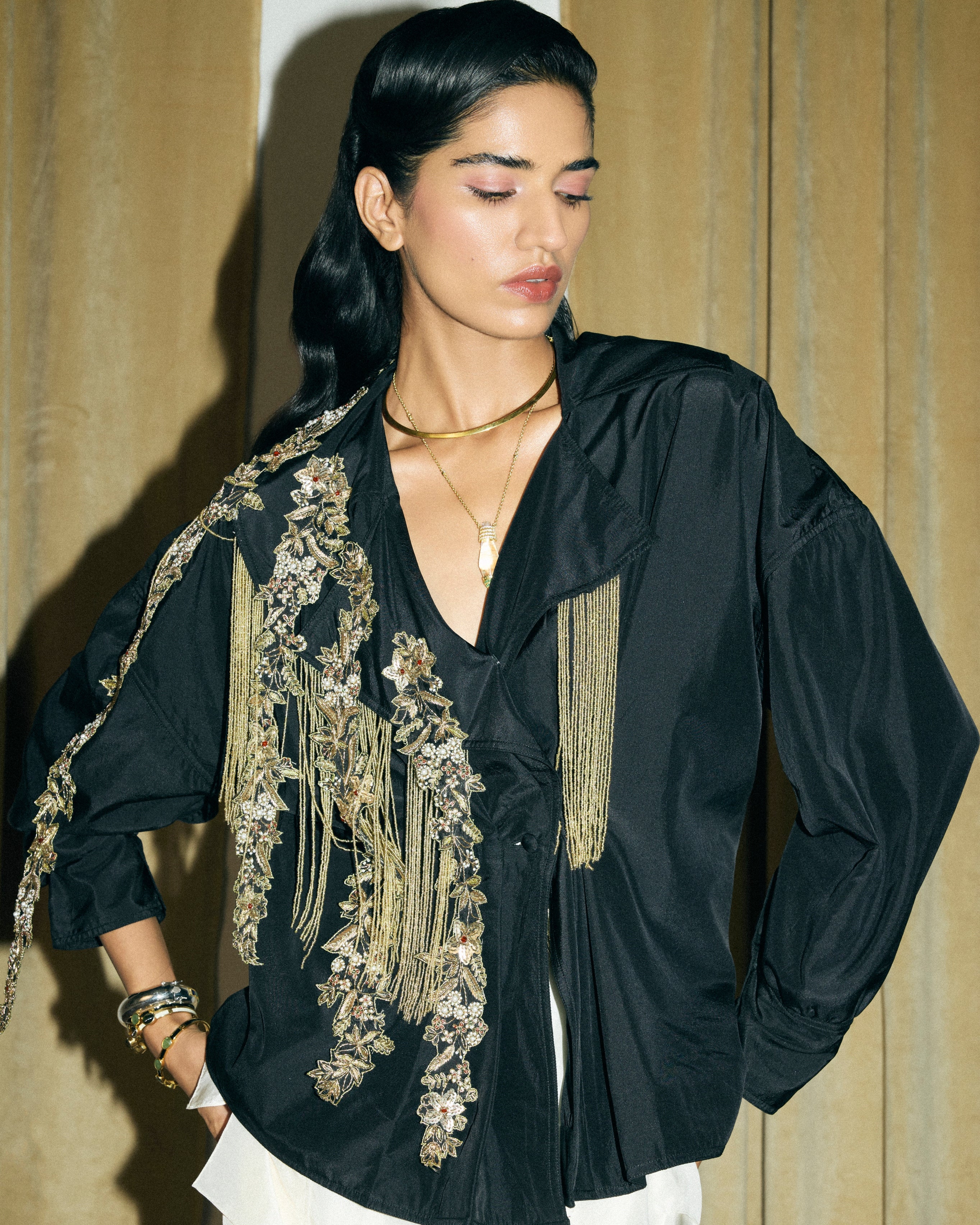 Virna Meenakari Embroidery Jacket