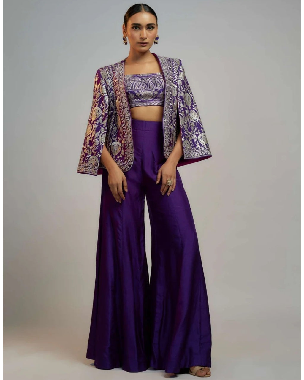 Purple Golconda Sanya Pant Set