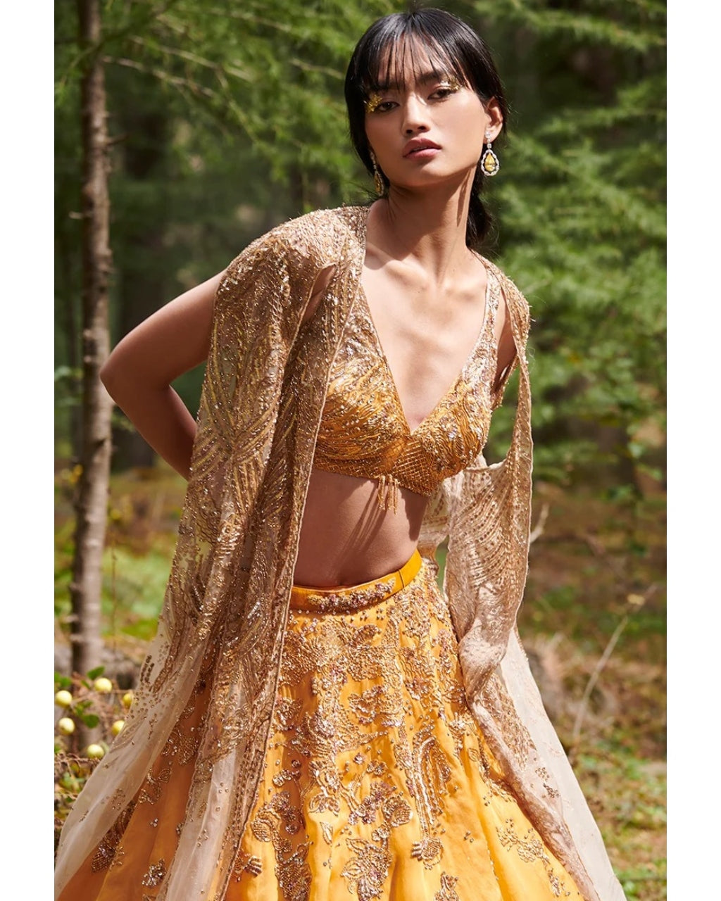 Suzy Organza Lehenga Set