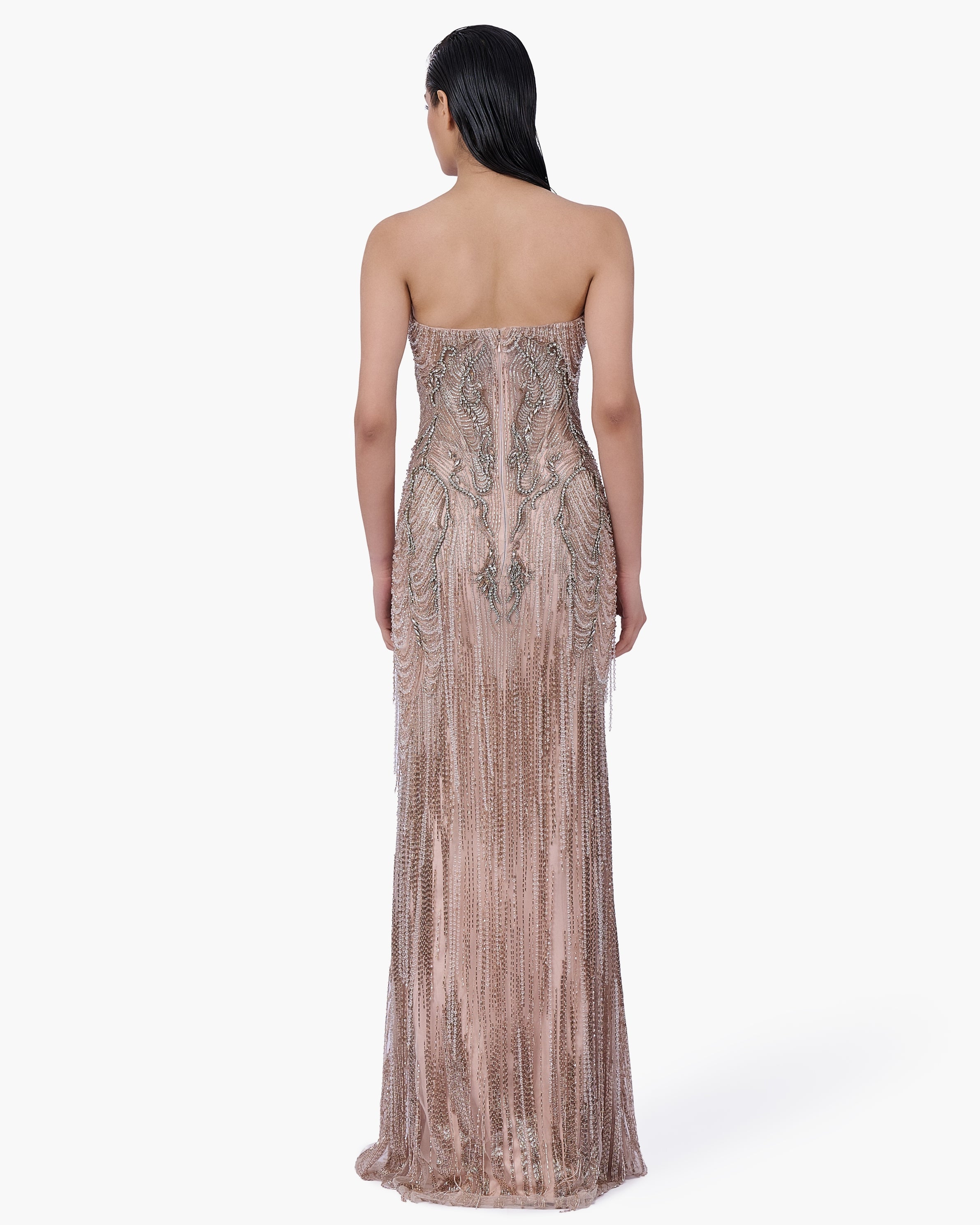 Baroque Cascade Gown