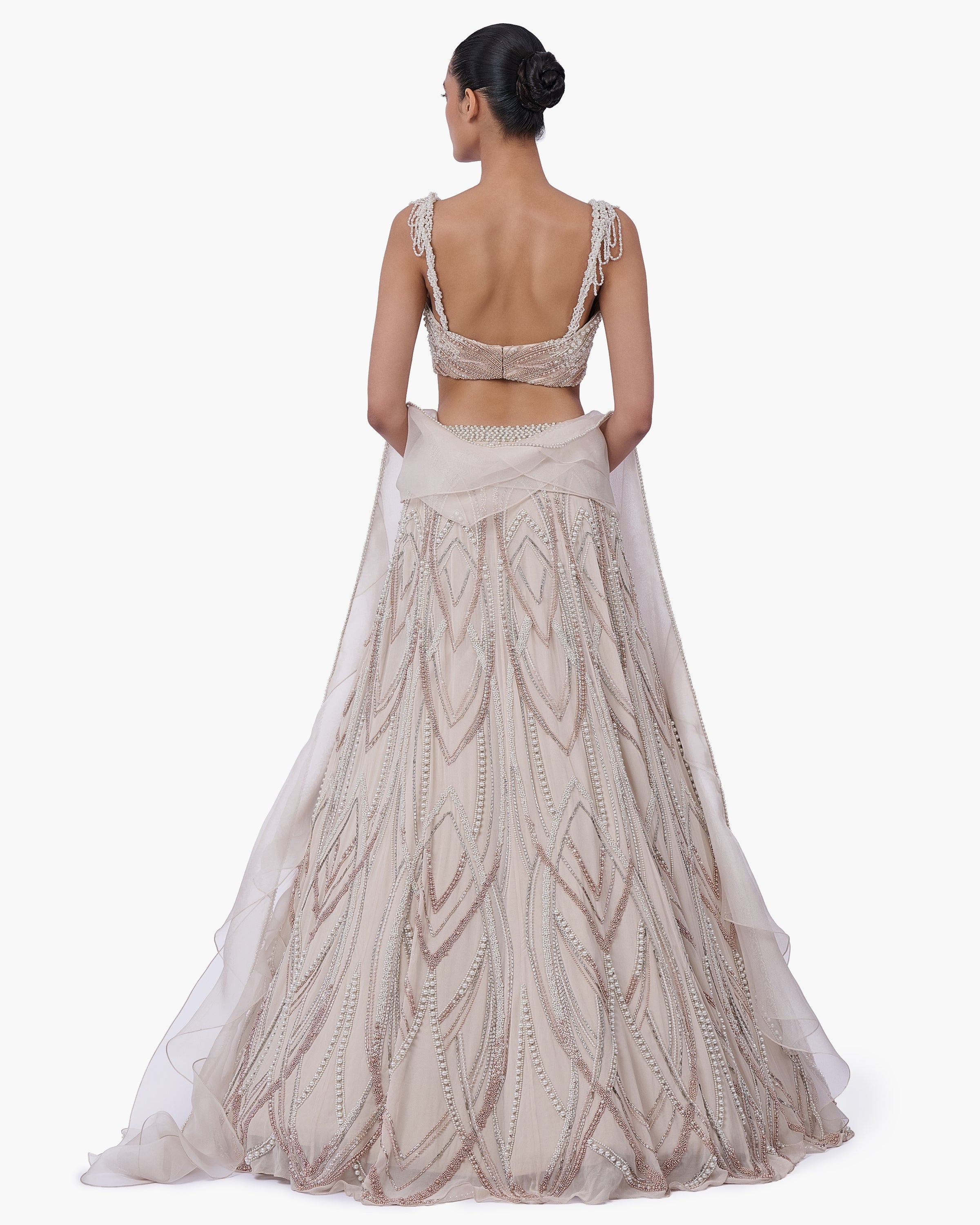 The Aureate Bloom Lehenga