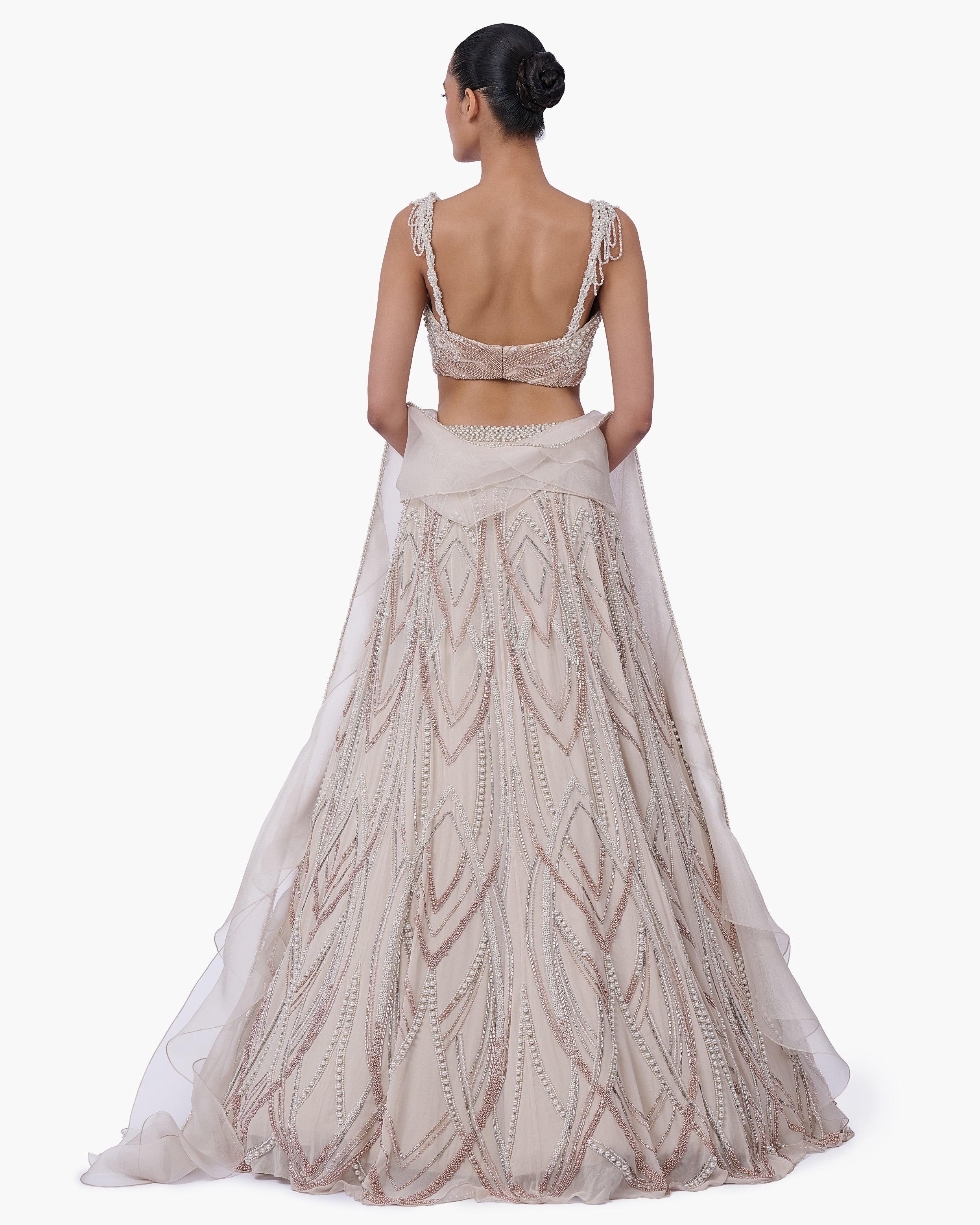The Aureate Bloom Lehenga