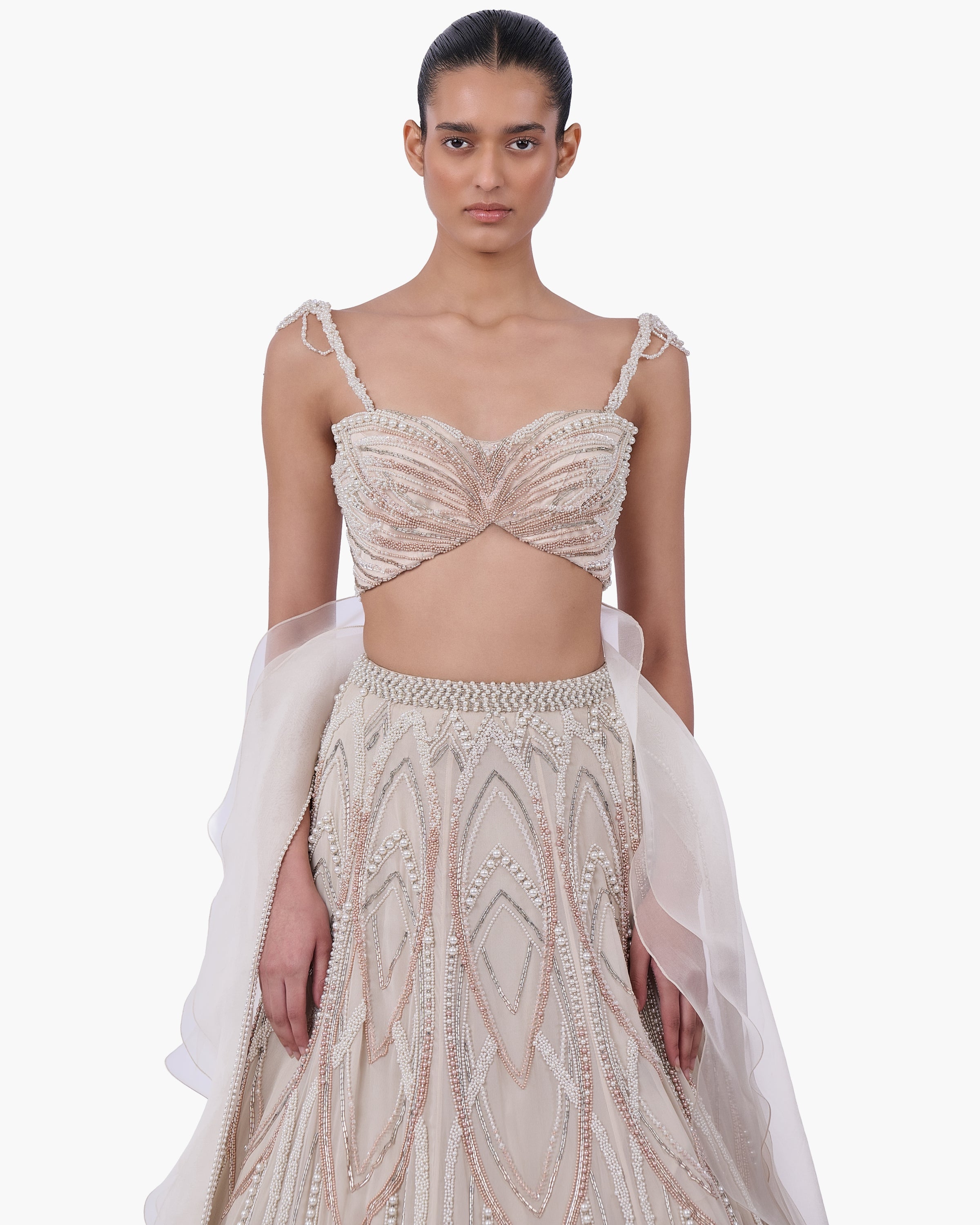 The Aureate Bloom Lehenga