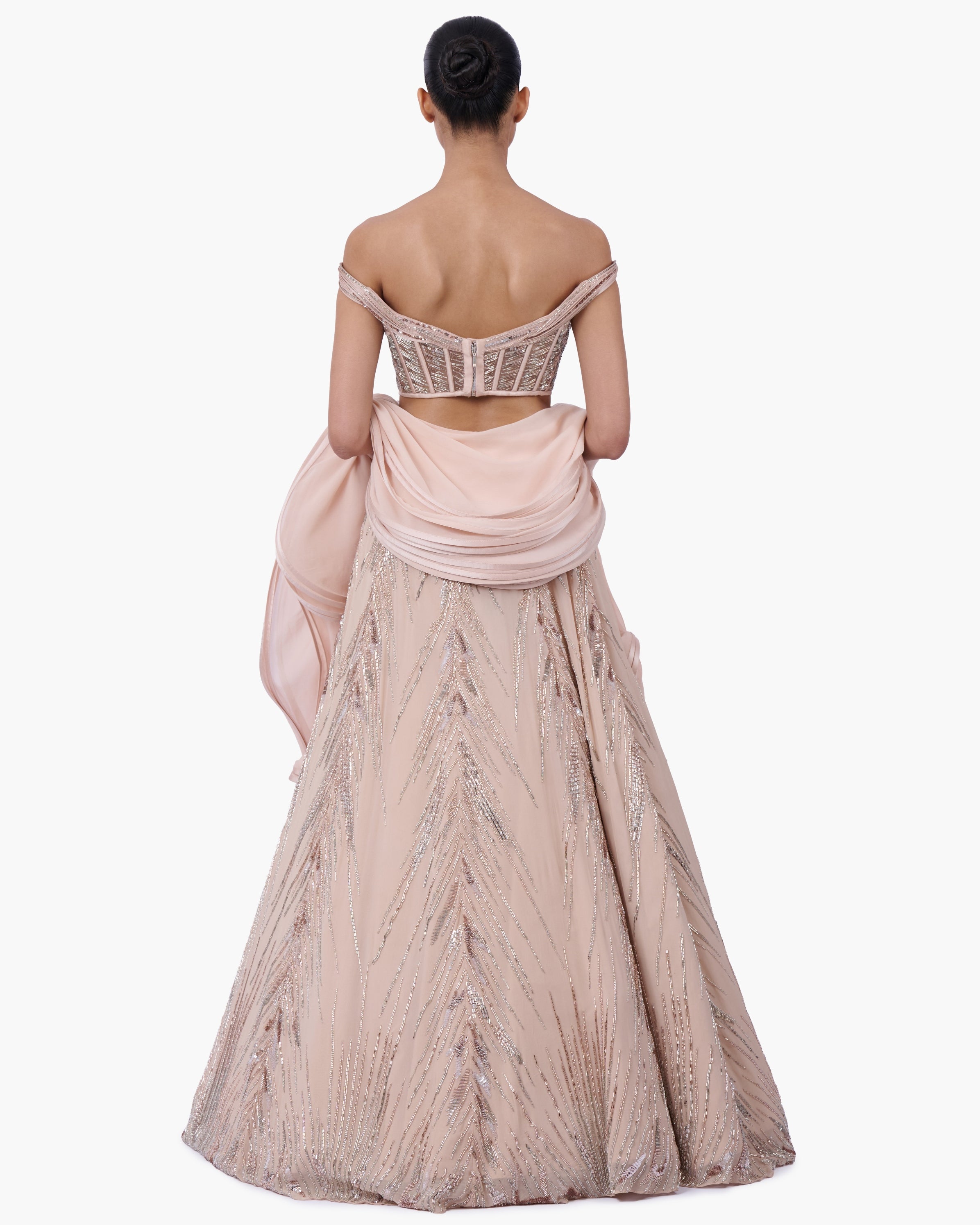 The Ethereal Crest Lehenga