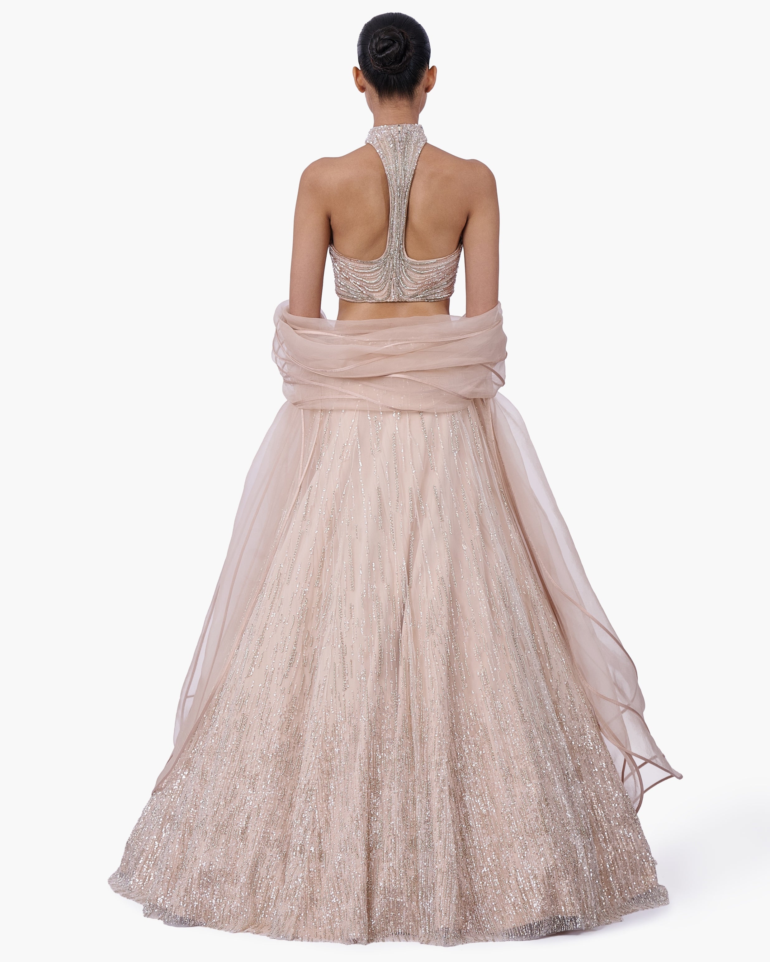 The Embellished Halter Lehenga
