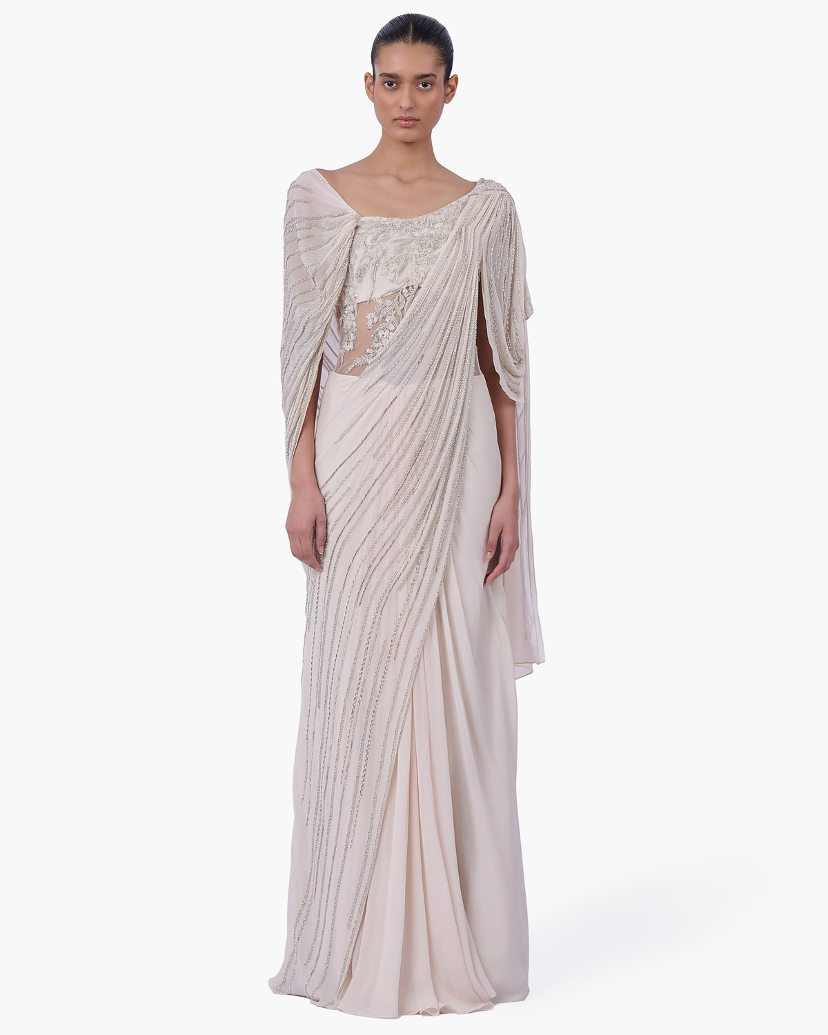 The Halo Drape Gown