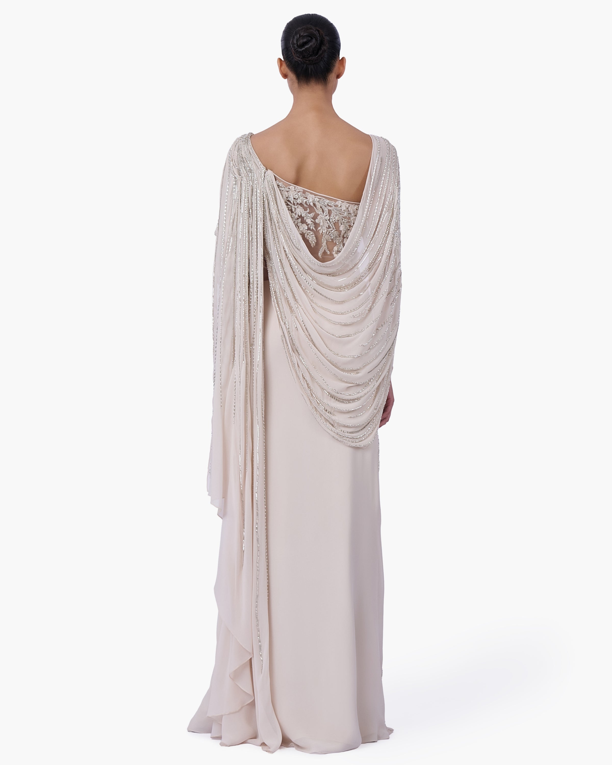 The Halo Drape Gown