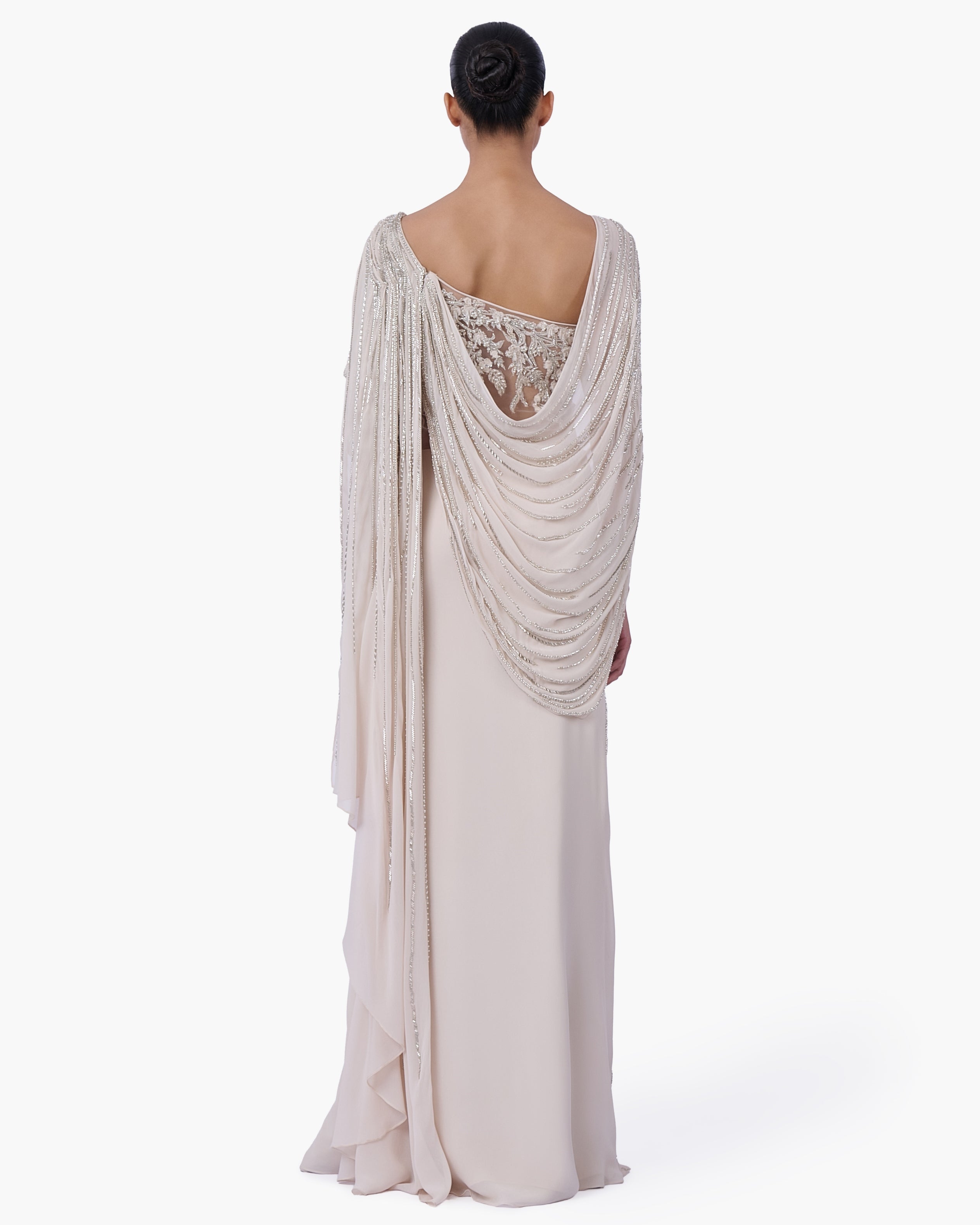 The Halo Drape Gown