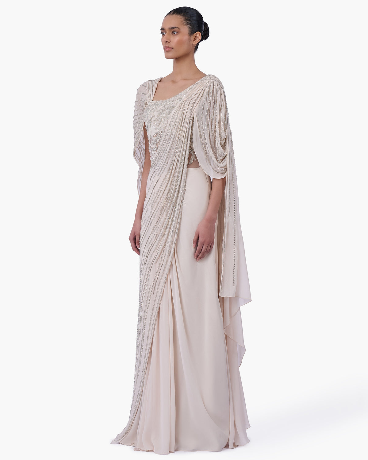 The Halo Drape Gown