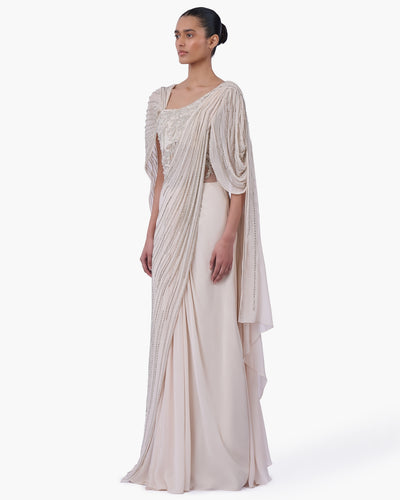 The Halo Drape Gown
