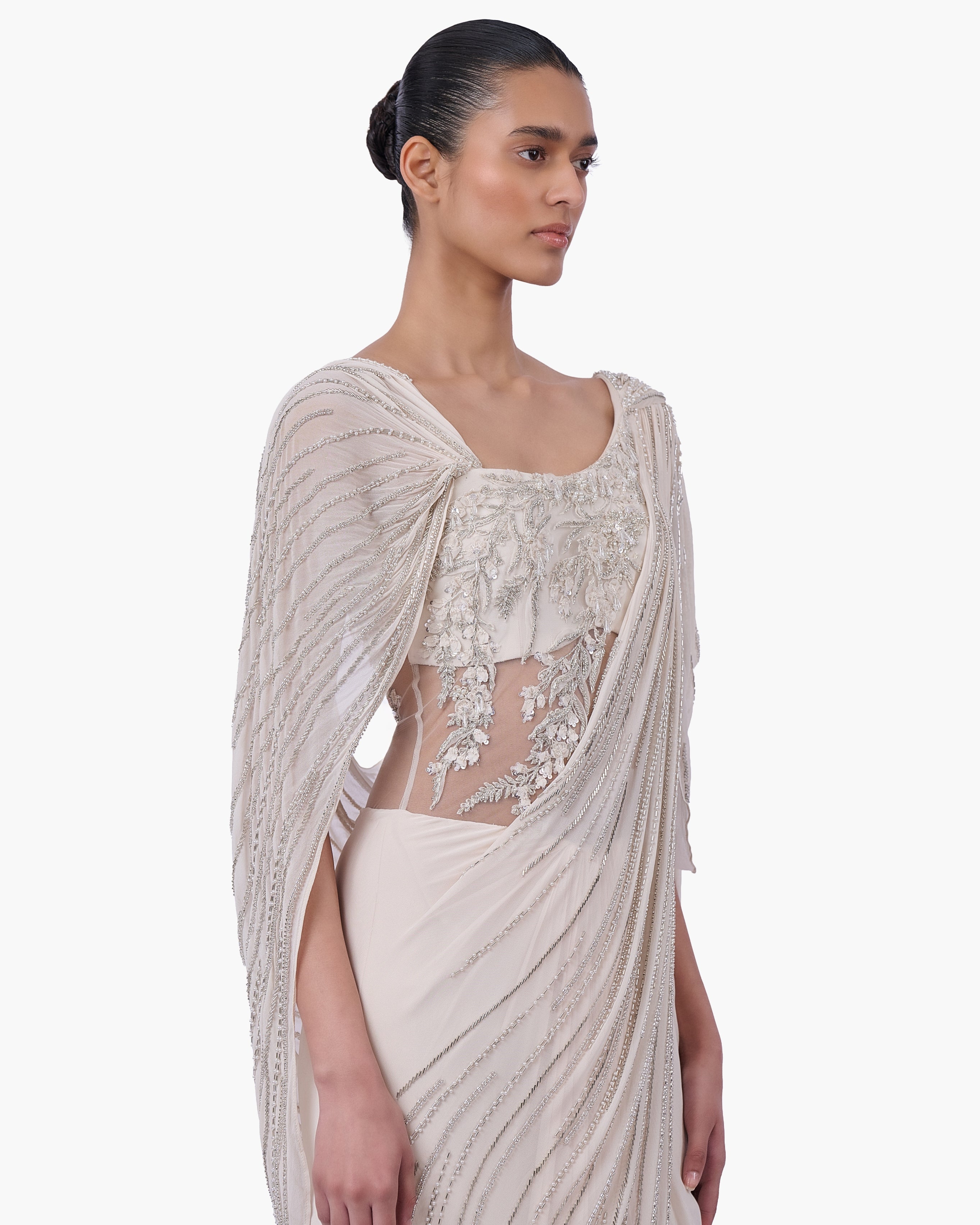 The Halo Drape Gown