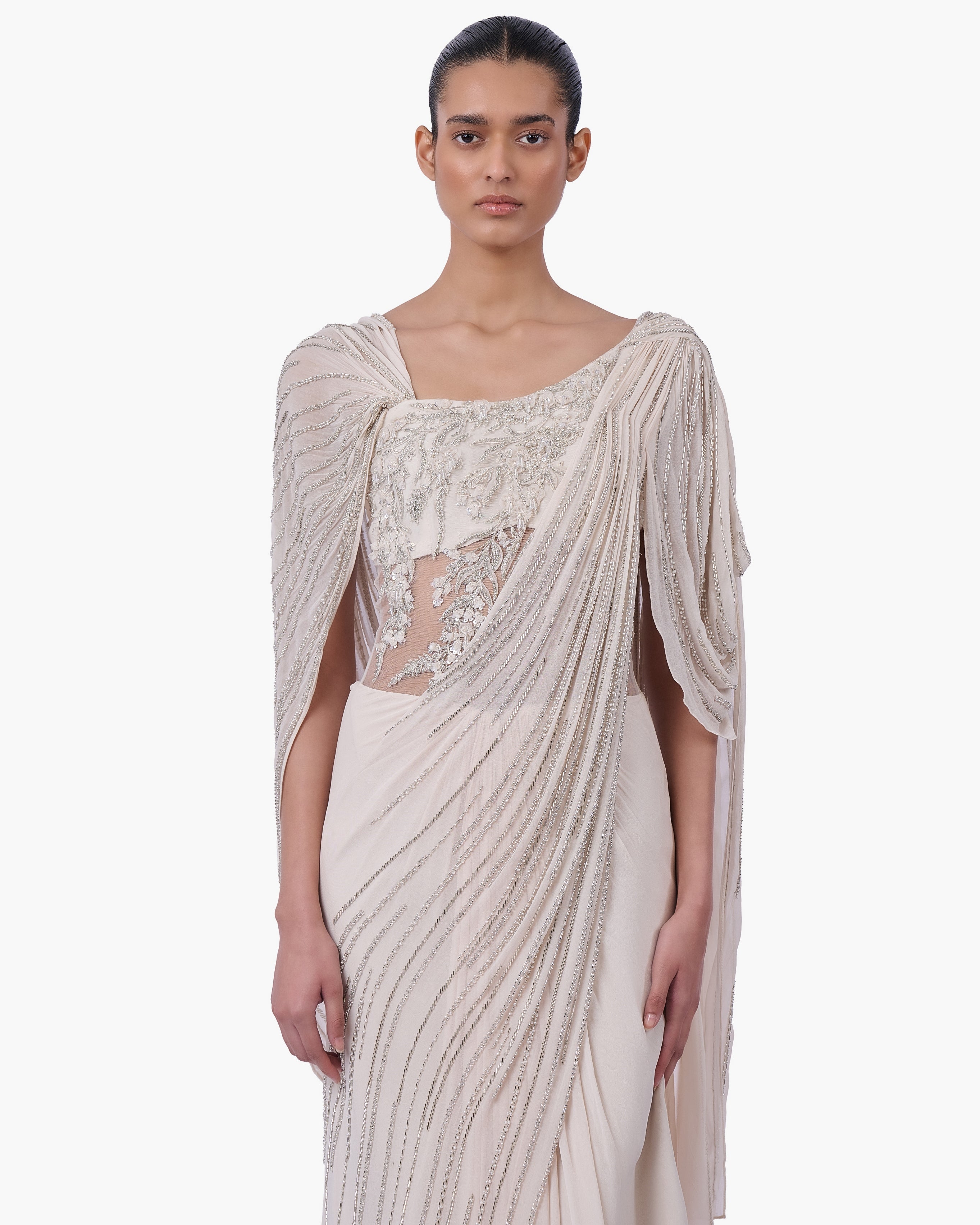 The Halo Drape Gown