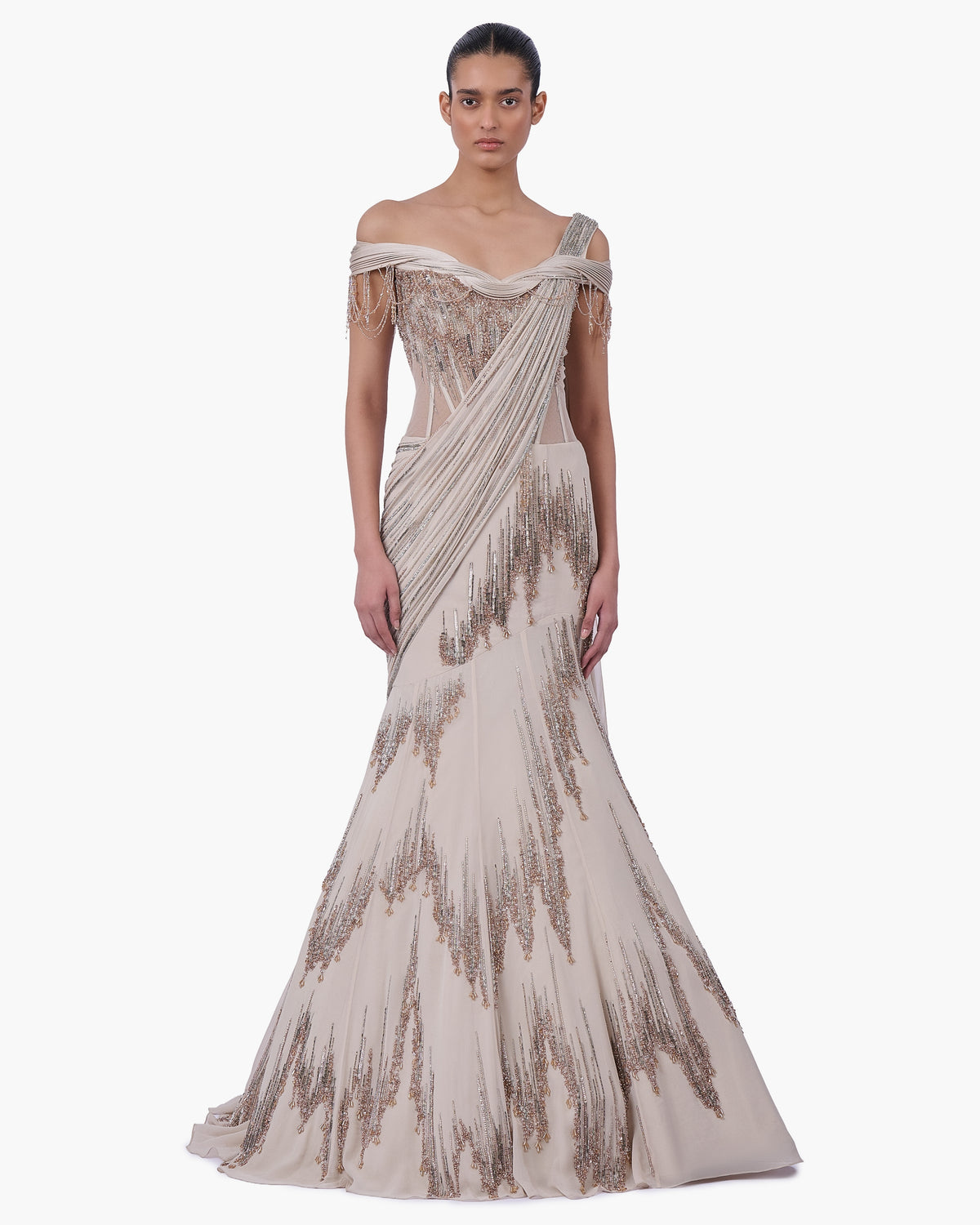 The Sovereign Drape Lehenga