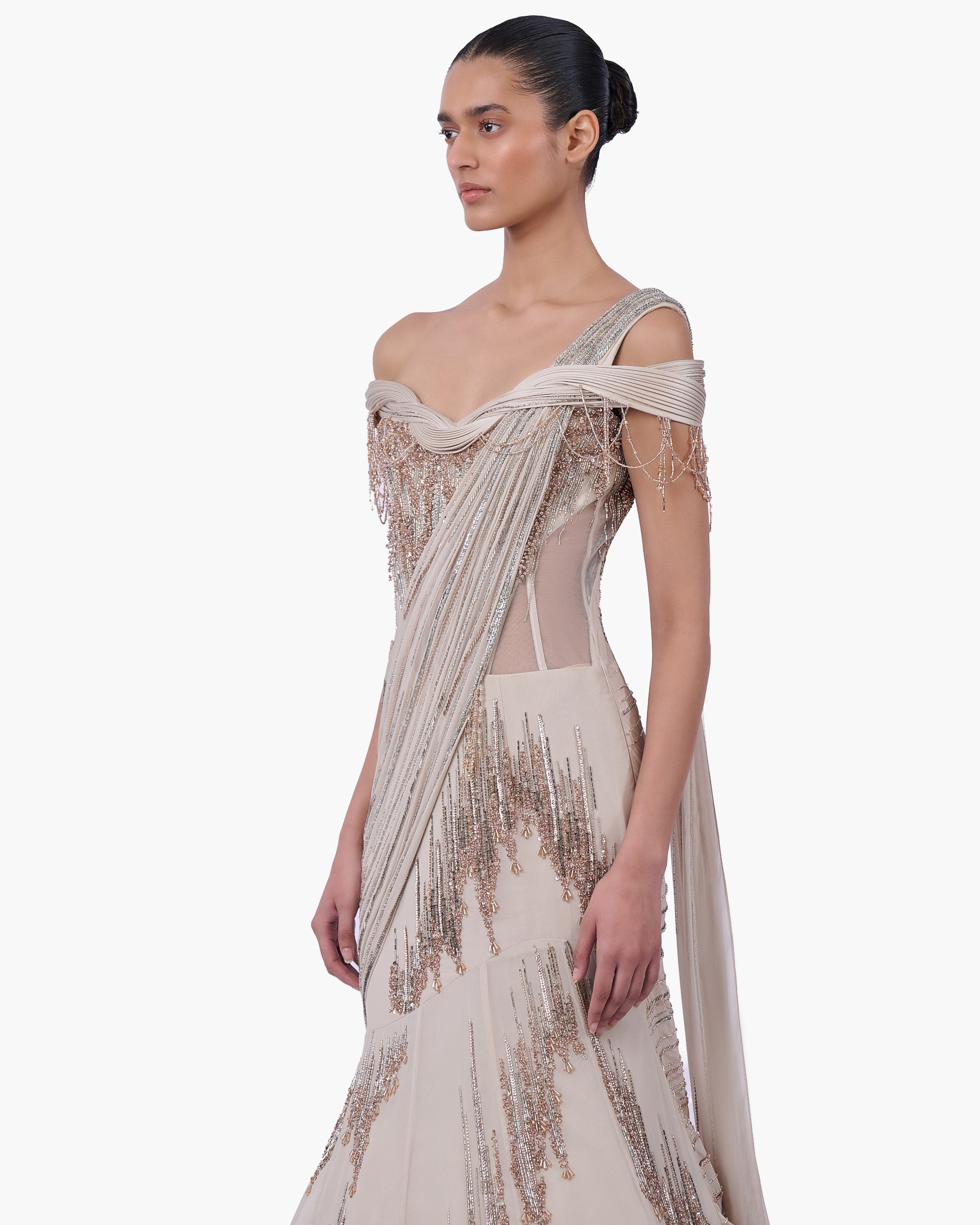 The Sovereign Drape Lehenga
