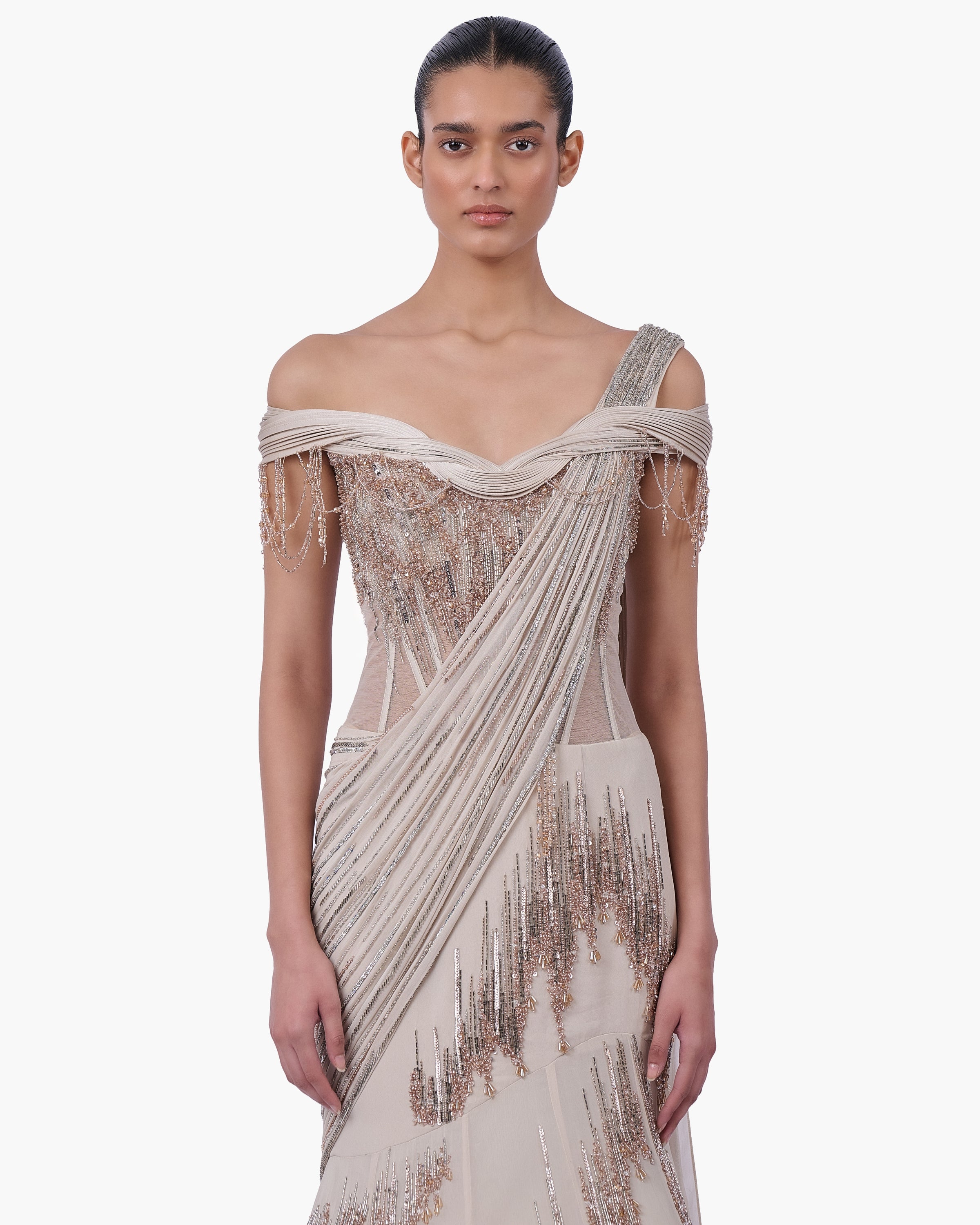 The Sovereign Drape Lehenga