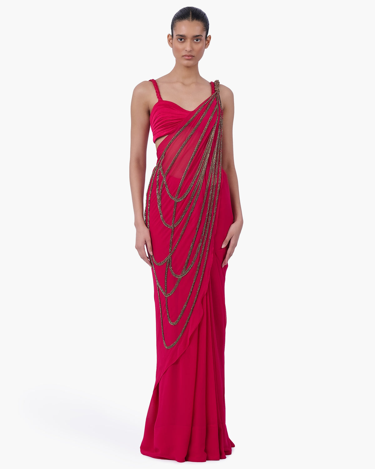 The Cascade Chain Sari