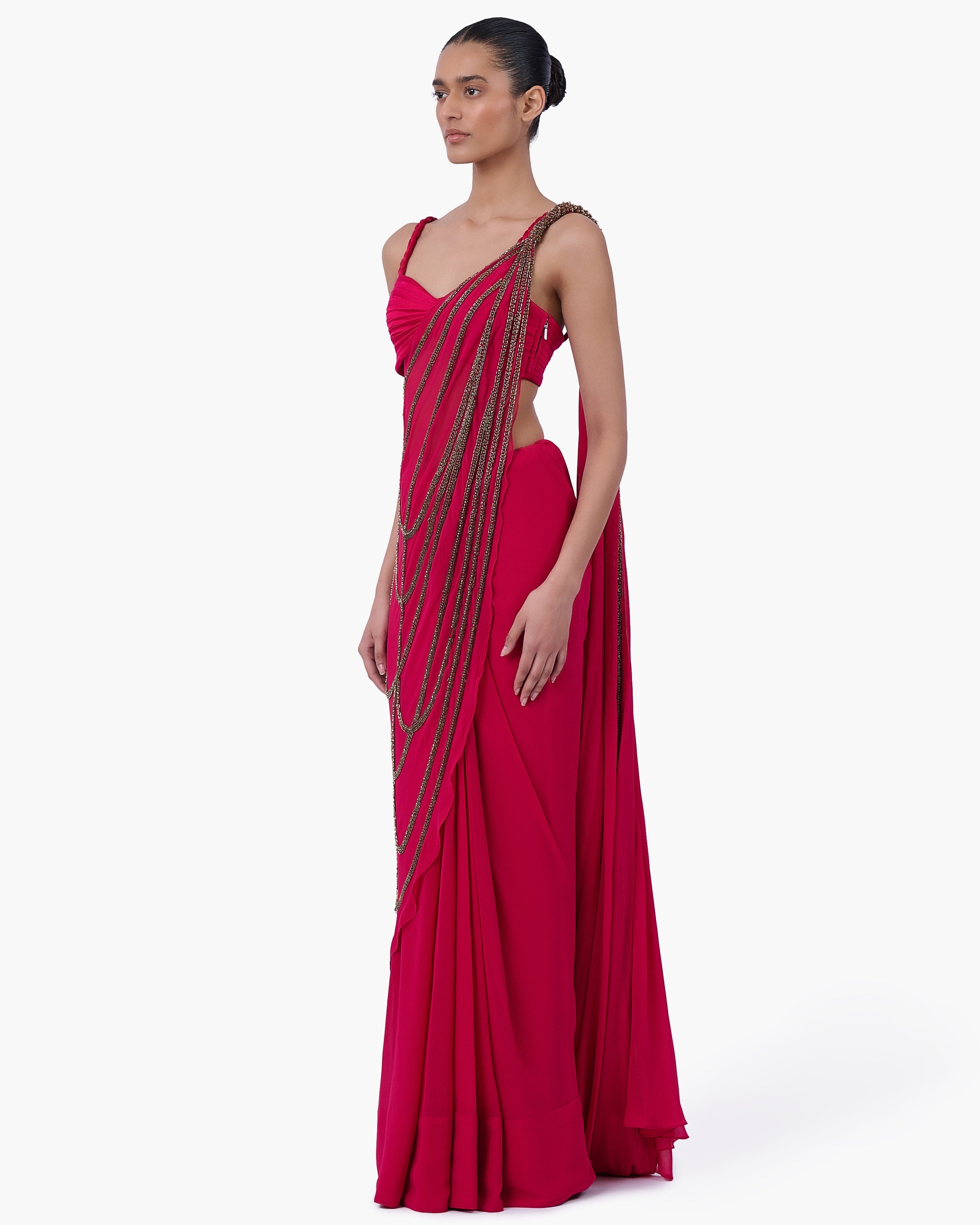 The Cascade Chain Sari