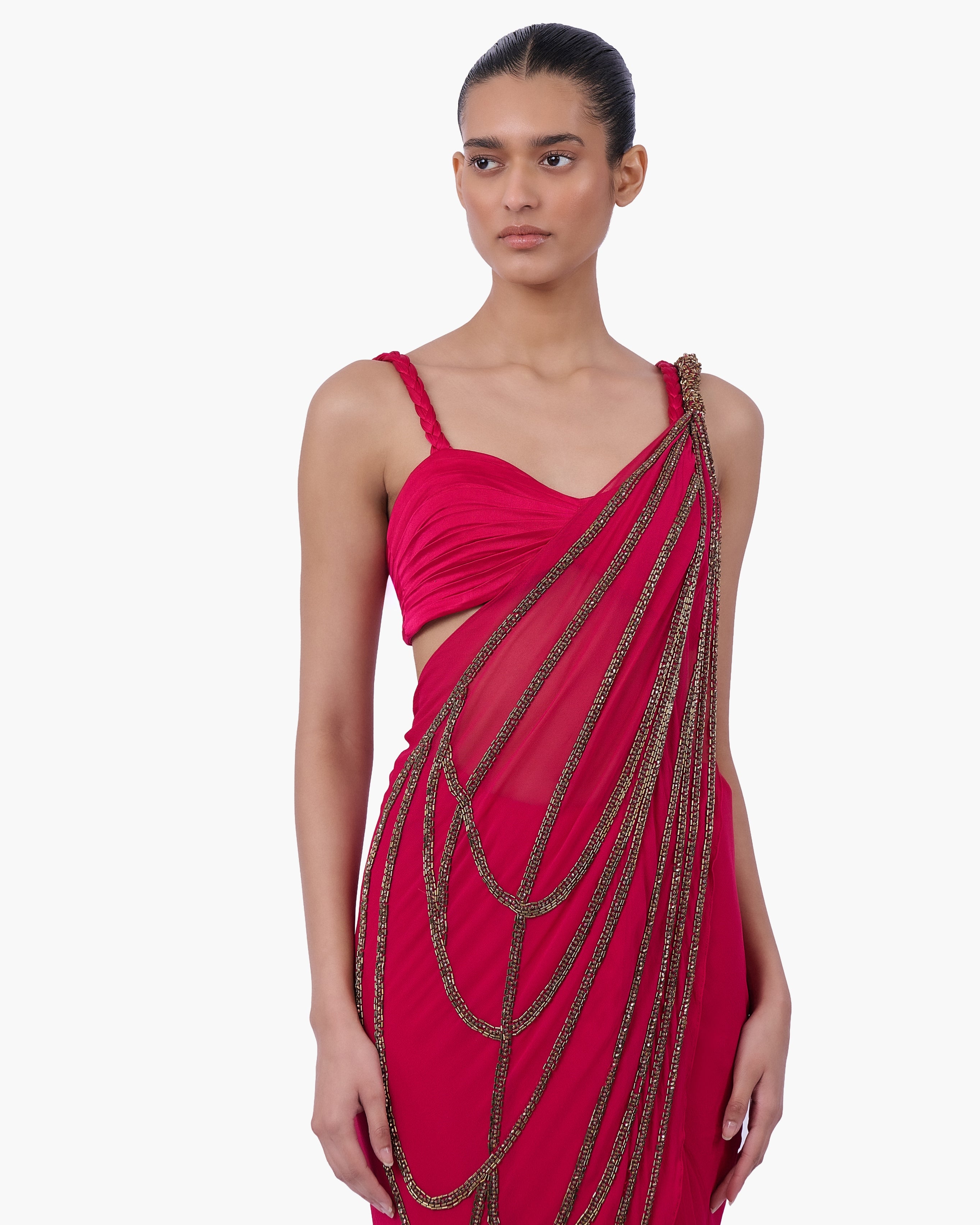 The Cascade Chain Sari