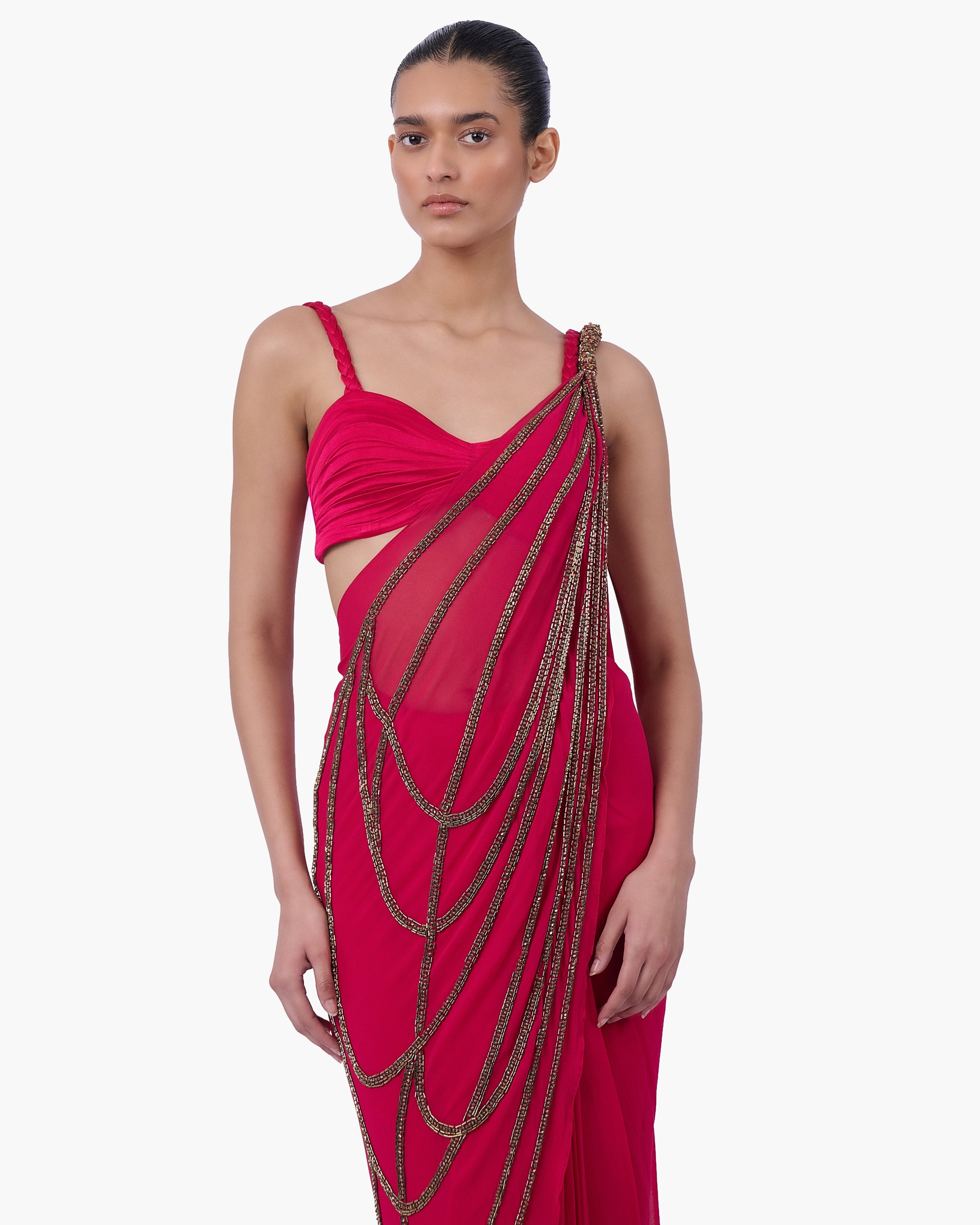 The Cascade Chain Sari