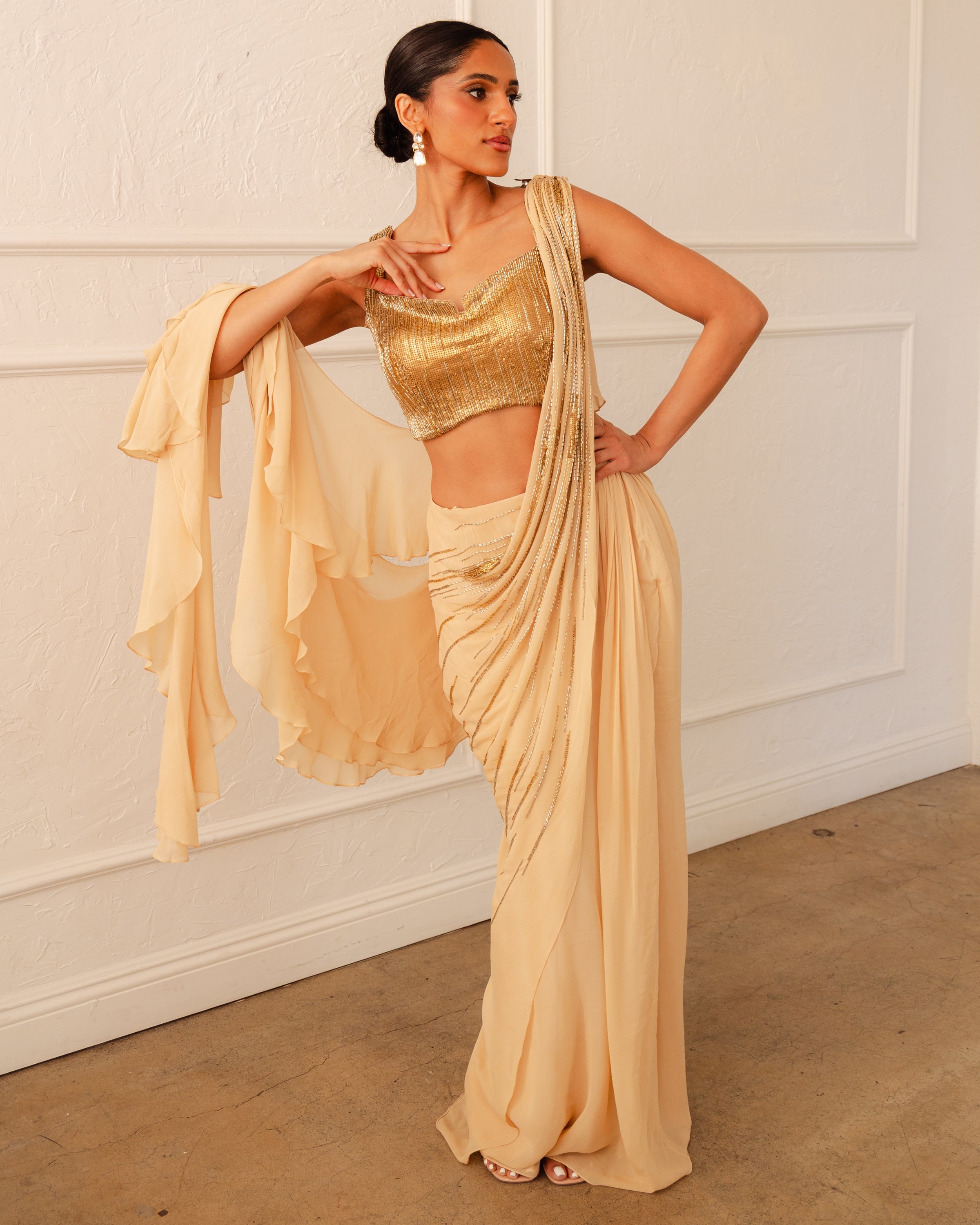 The Radian Sari Gown