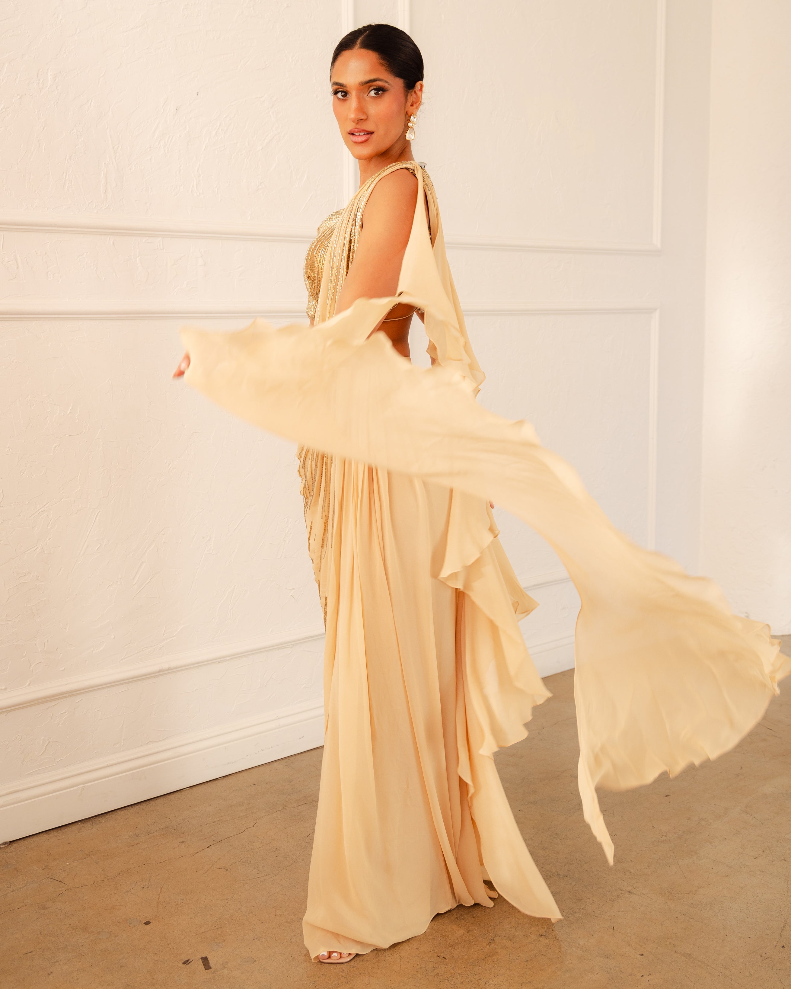 The Radian Sari Gown