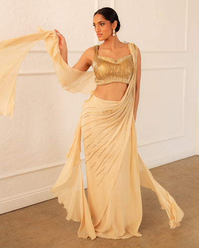 The Radian Sari Gown