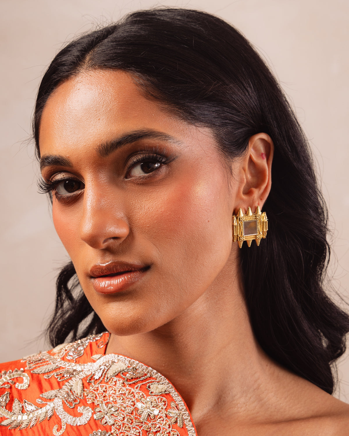 Inayat Mirror Earrings