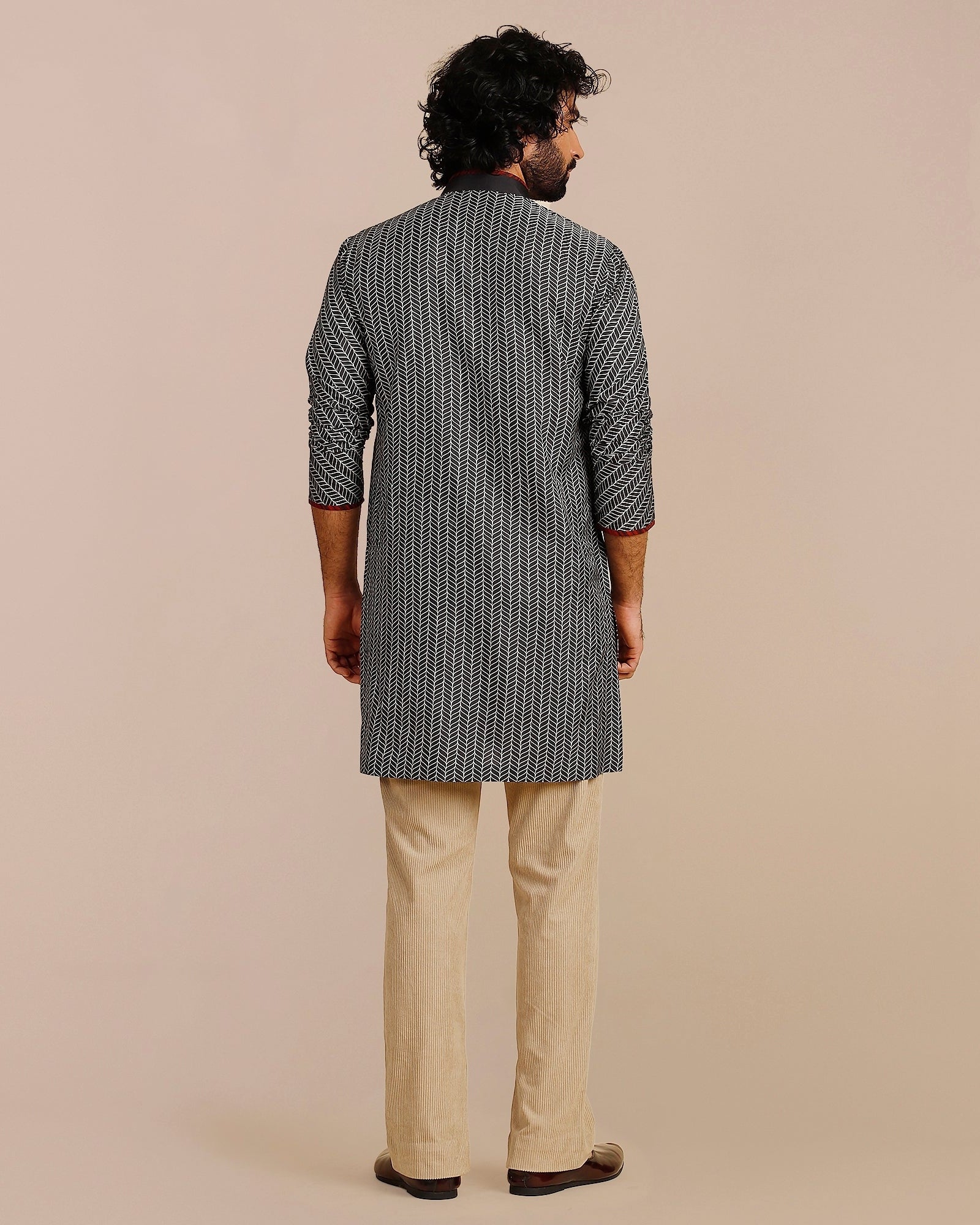 Linear Chevron Kurta