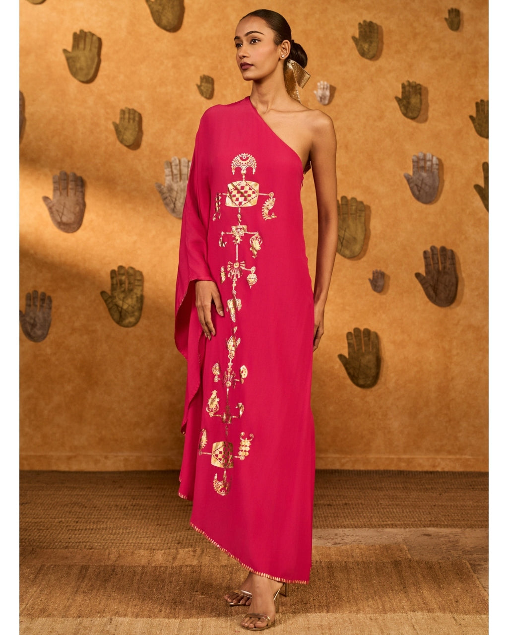 Raspberry Wishdrop Kaftan