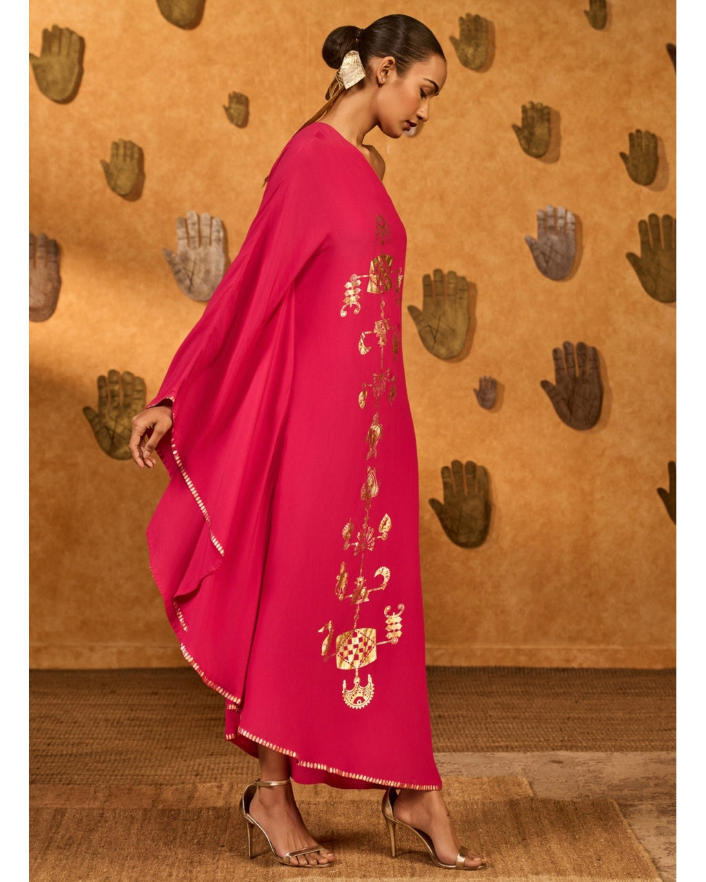 Raspberry Wishdrop Kaftan