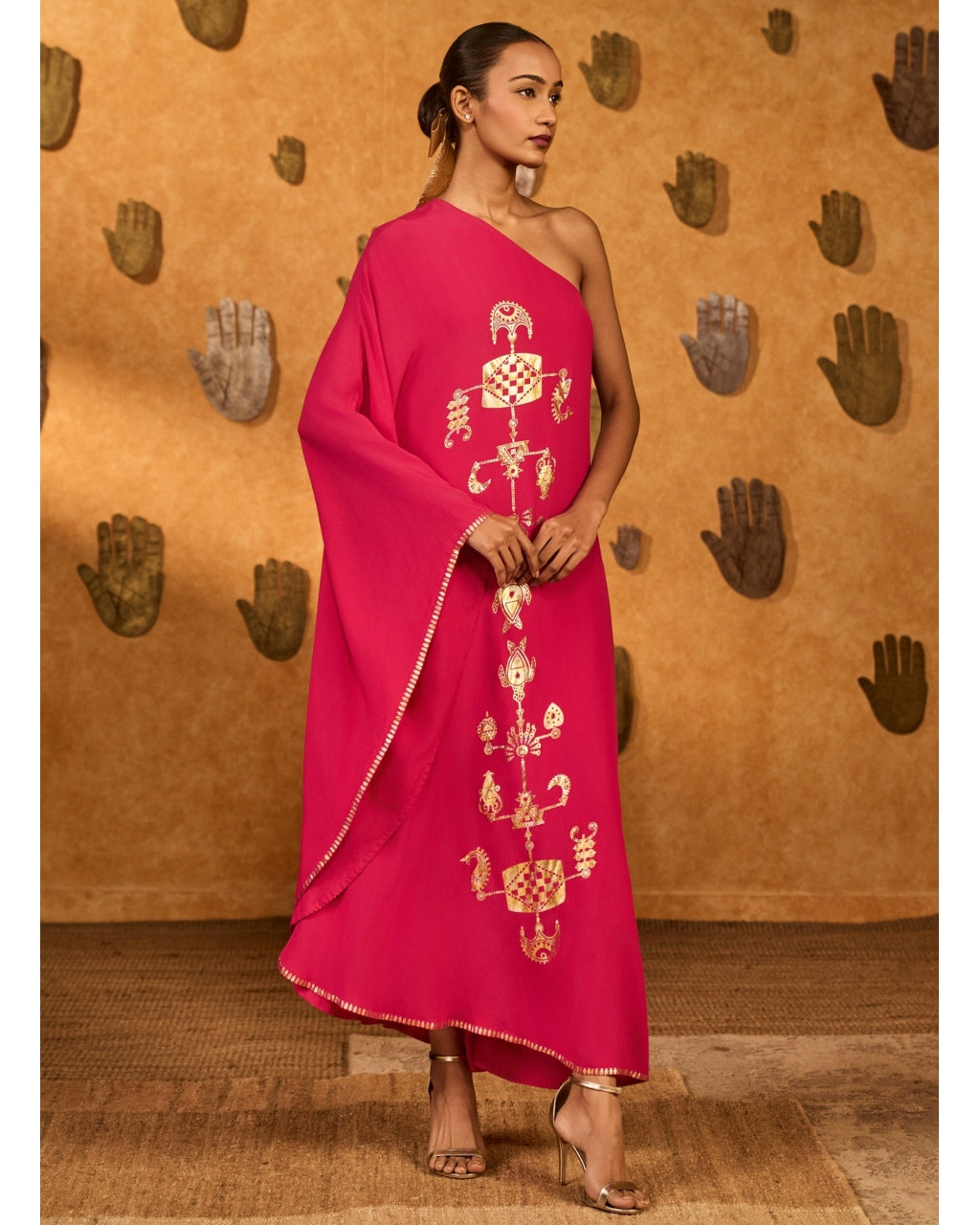 Raspberry Wishdrop Kaftan