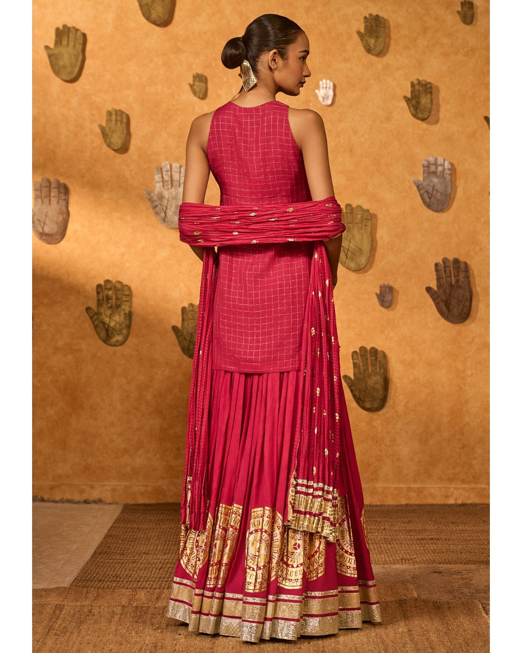 Raspberry Moonfish Skirt Set