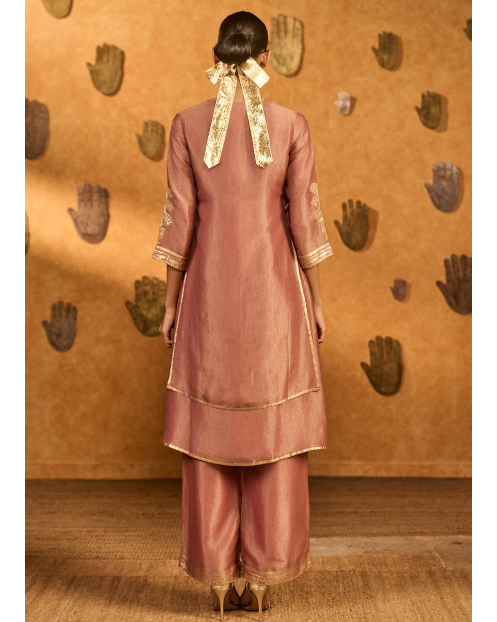 Mauve Tea Blossom Tissue Skd Set