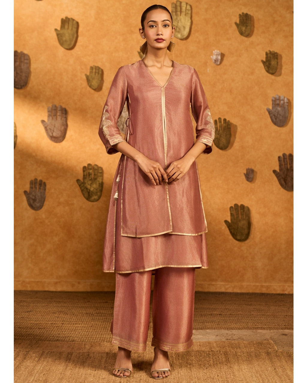 Mauve Tea Blossom Tissue Skd Set