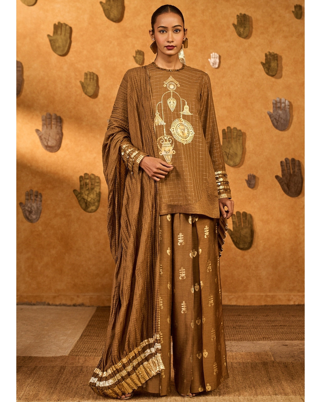 Brown Trinklet Tree Skd Set
