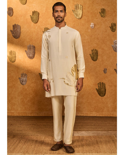 Ivory Crane Dawn Kurta Set