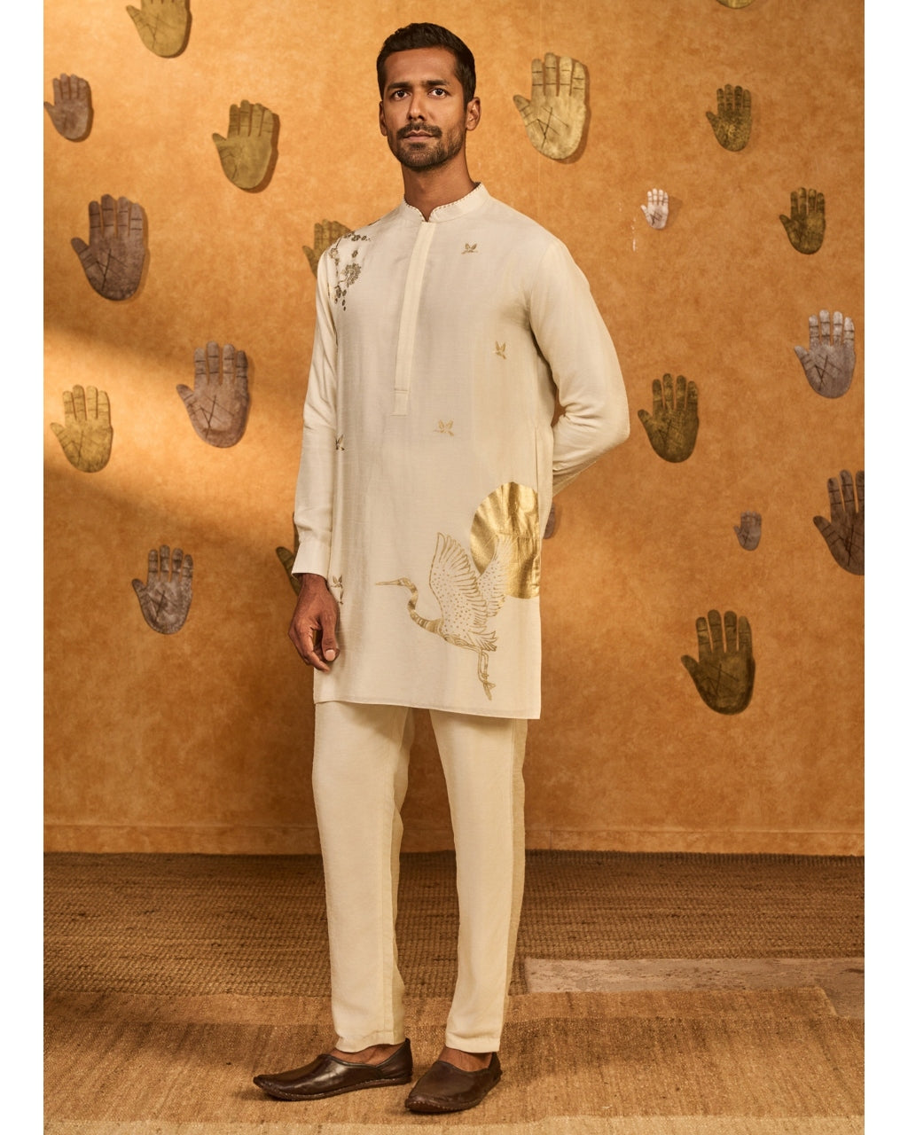 Ivory Crane Dawn Kurta Set