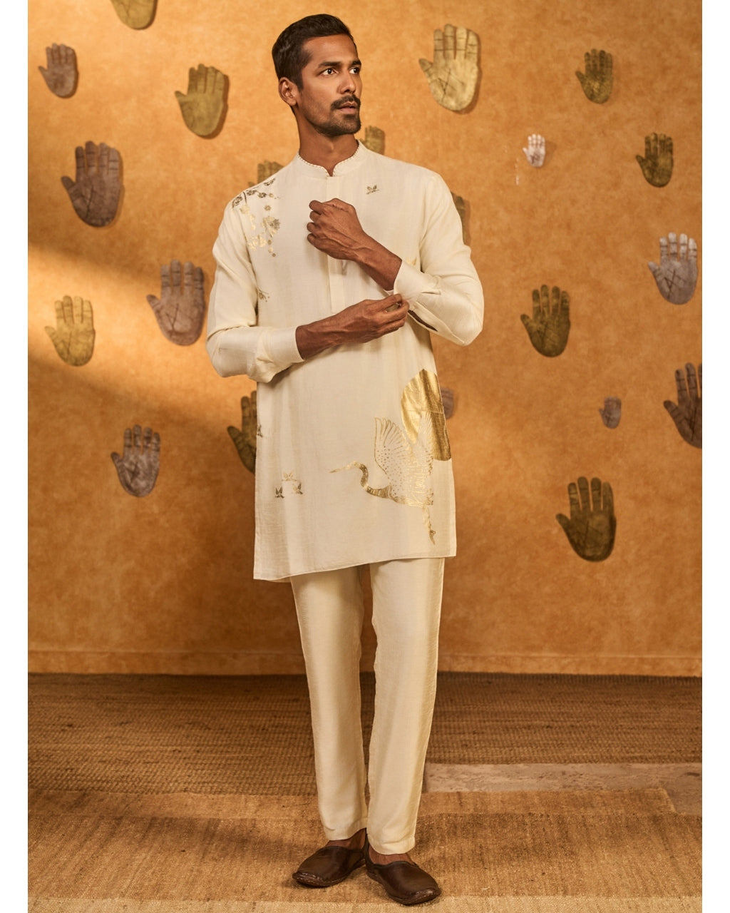 Ivory Crane Dawn Kurta Set