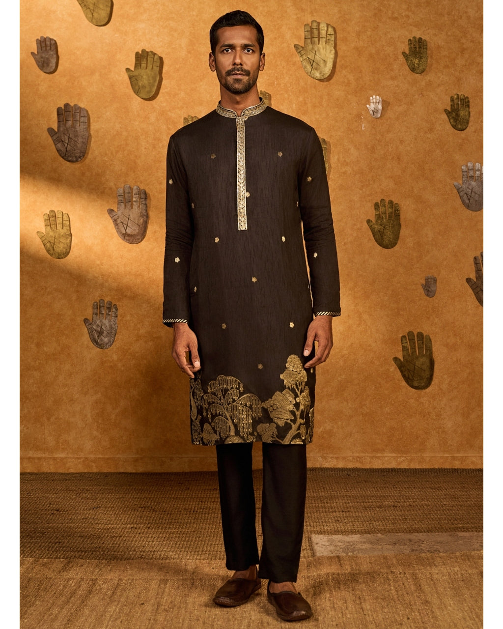 Black Zen Kurta Set