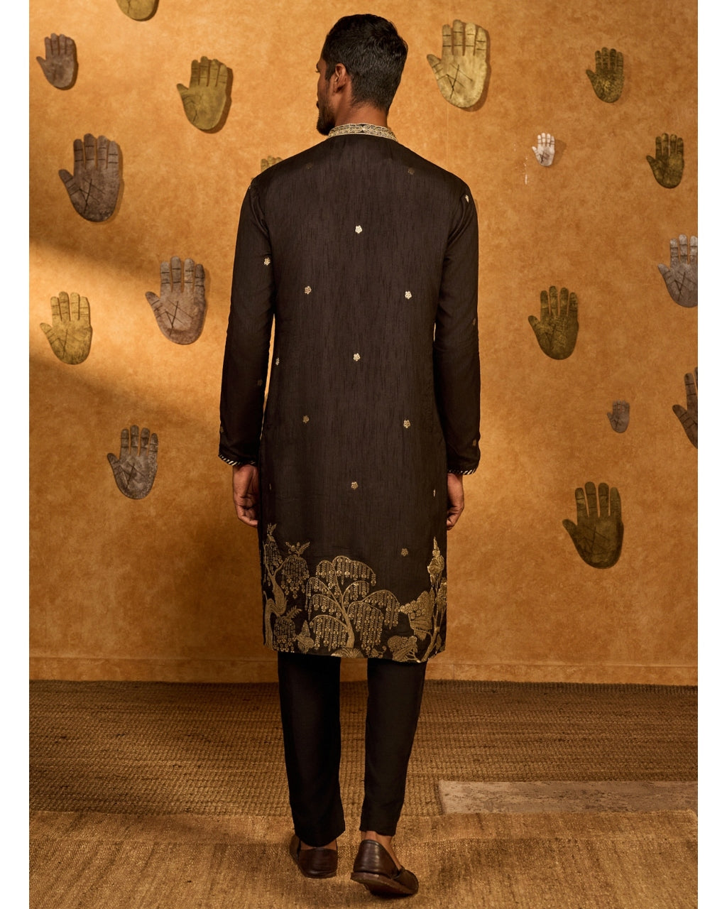 Black Zen Kurta Set