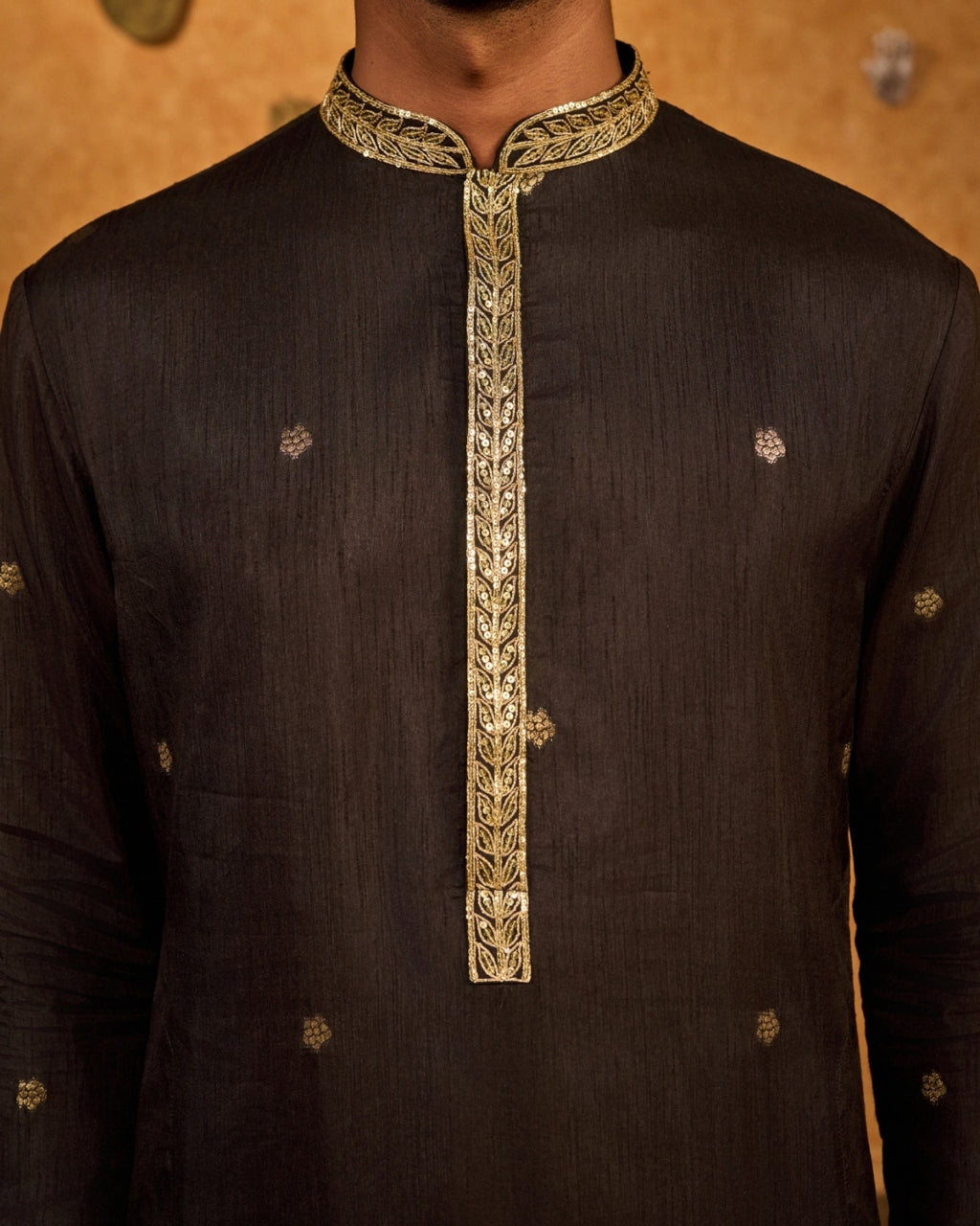 Black Zen Kurta Set