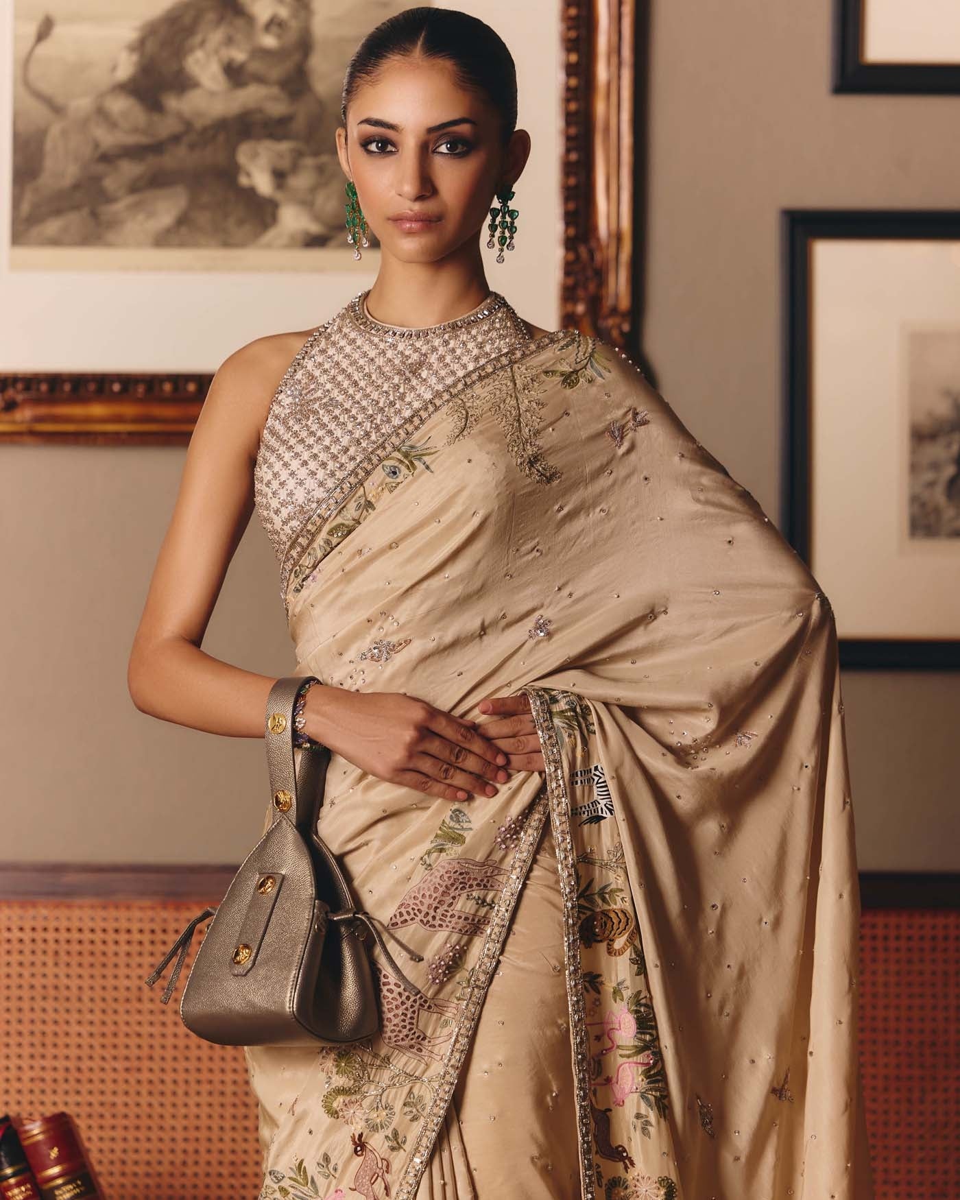 The Story Of Masai Mulberry Silk Sari