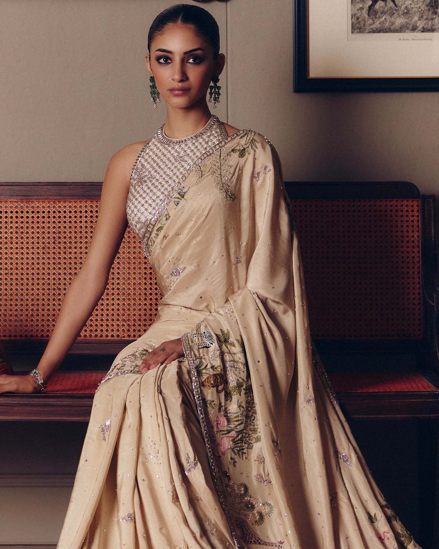 The Story Of Masai Mulberry Silk Sari